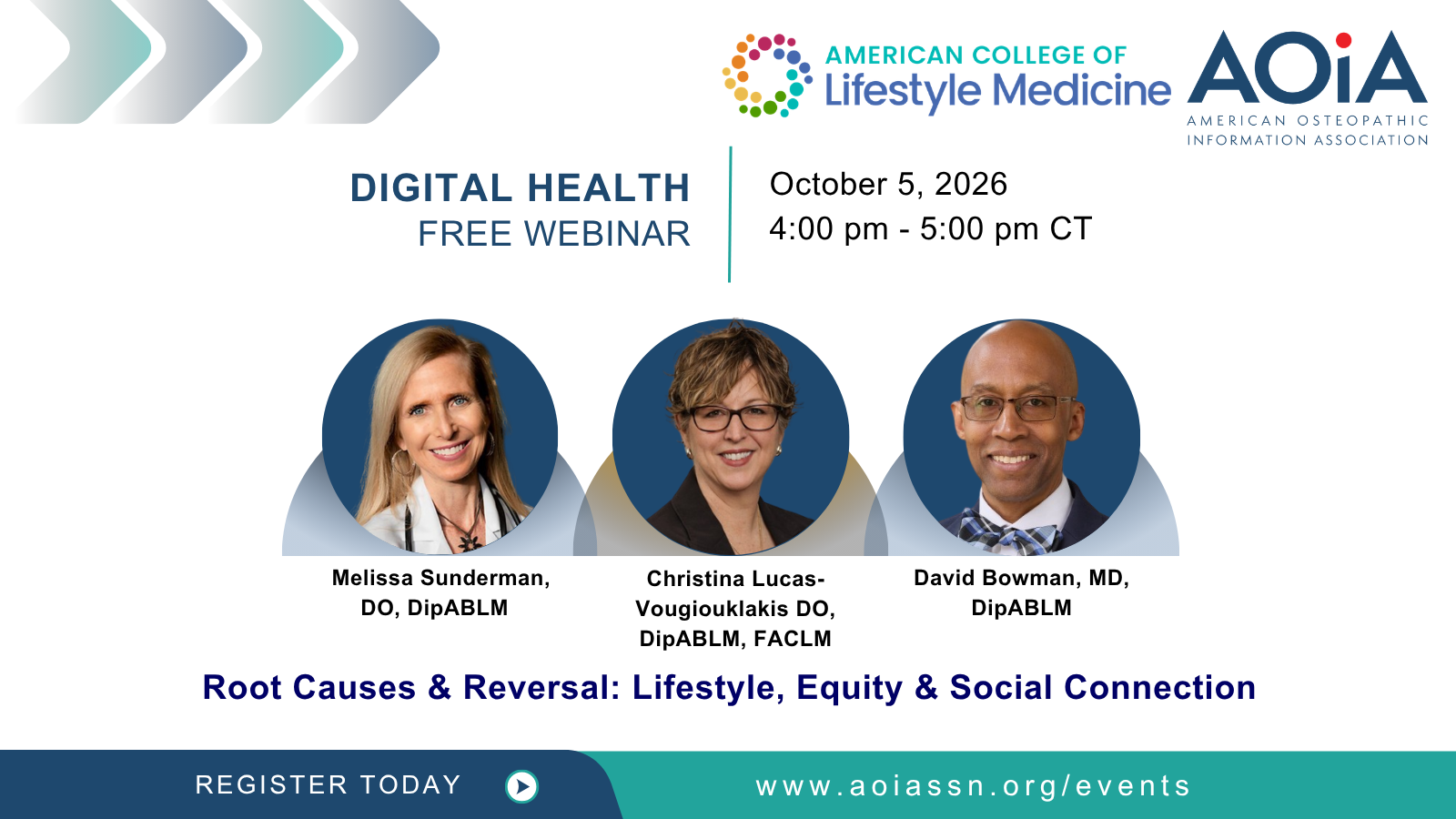 FREE Live Webinar | Root Causes &amp; Reversal: Lifestyle, Equity &amp; Social Connection