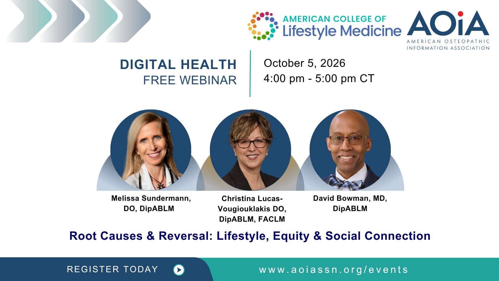 FREE Live Webinar | Root Causes &amp; Reversal: Lifestyle, Equity &amp; Social Connection