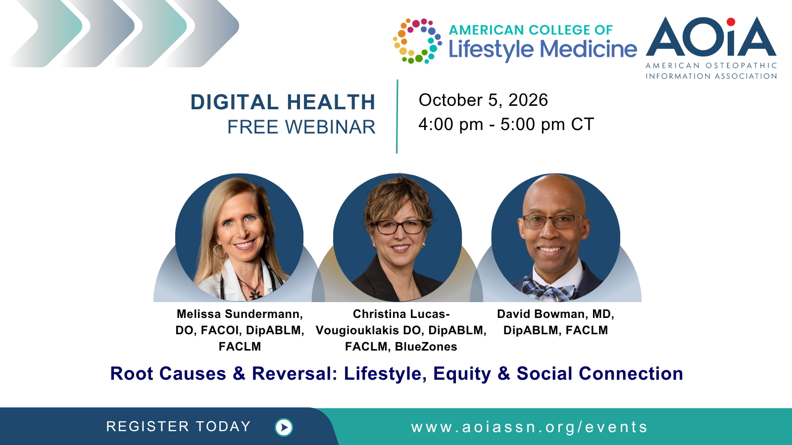 FREE Live Webinar | Root Causes &amp; Reversal: Lifestyle, Equity &amp; Social Connection