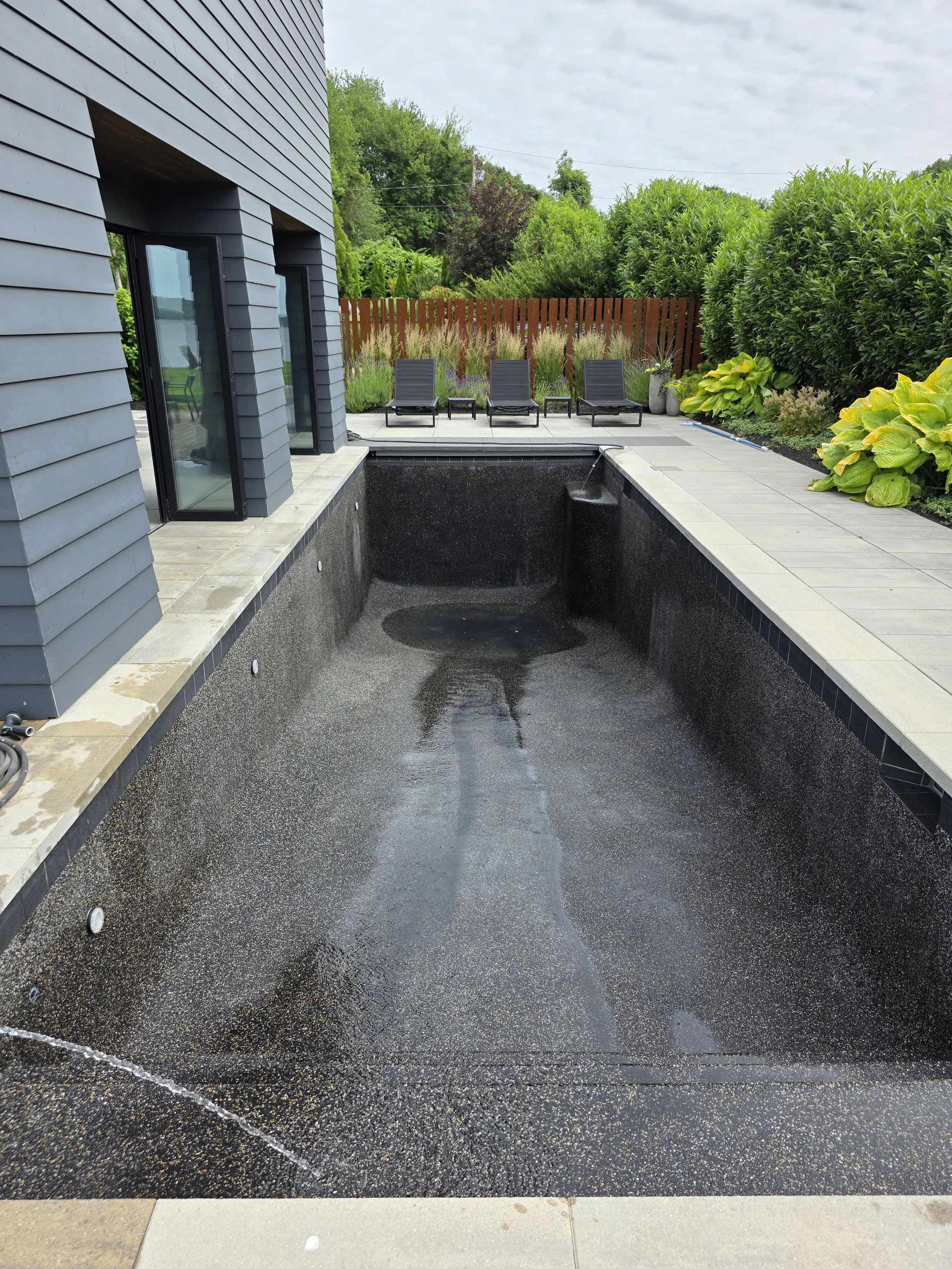 This was the end result. The customer had their beautiful inground pool back to looking new again.