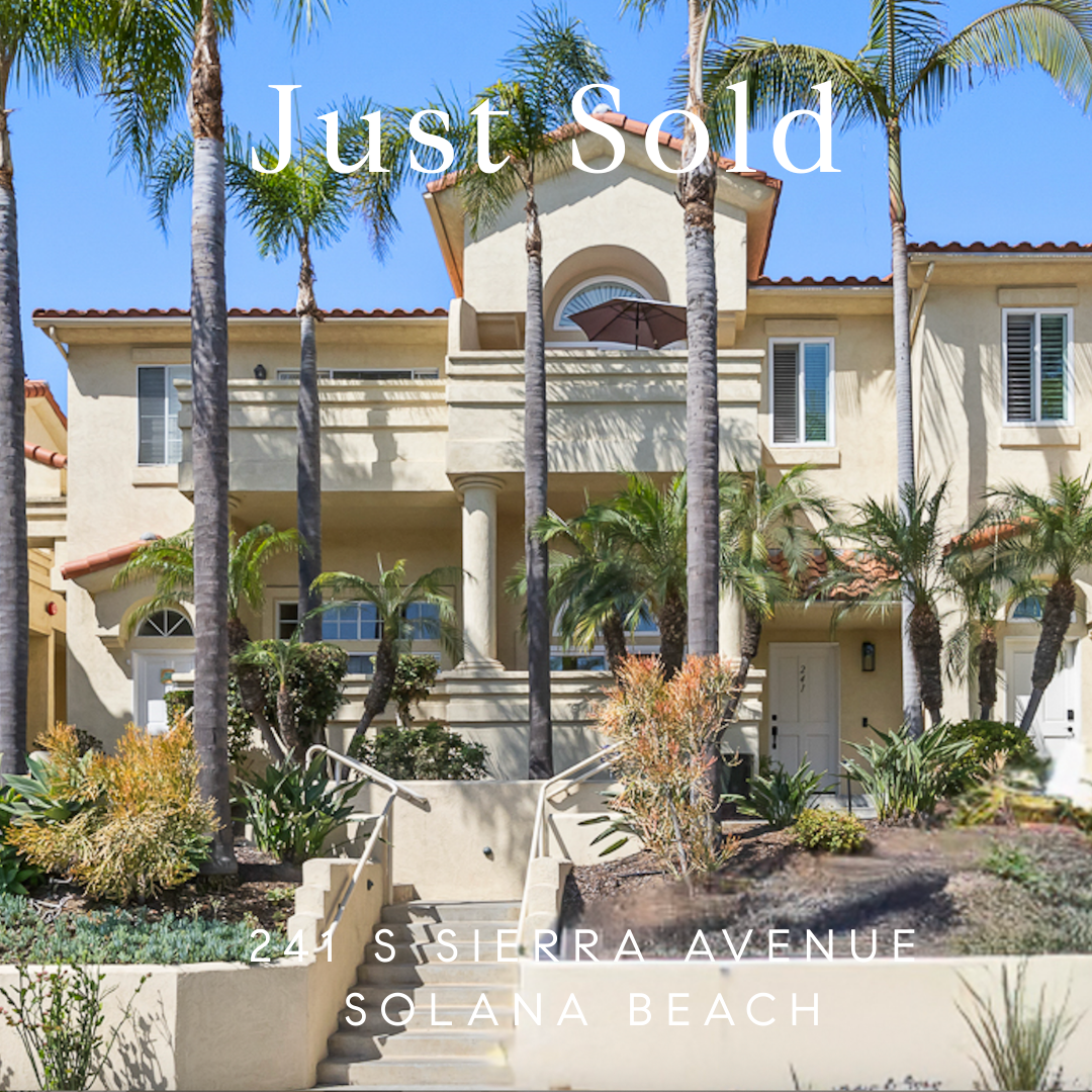 Just Sold! 241 S Sierra Ave, Solana Beach