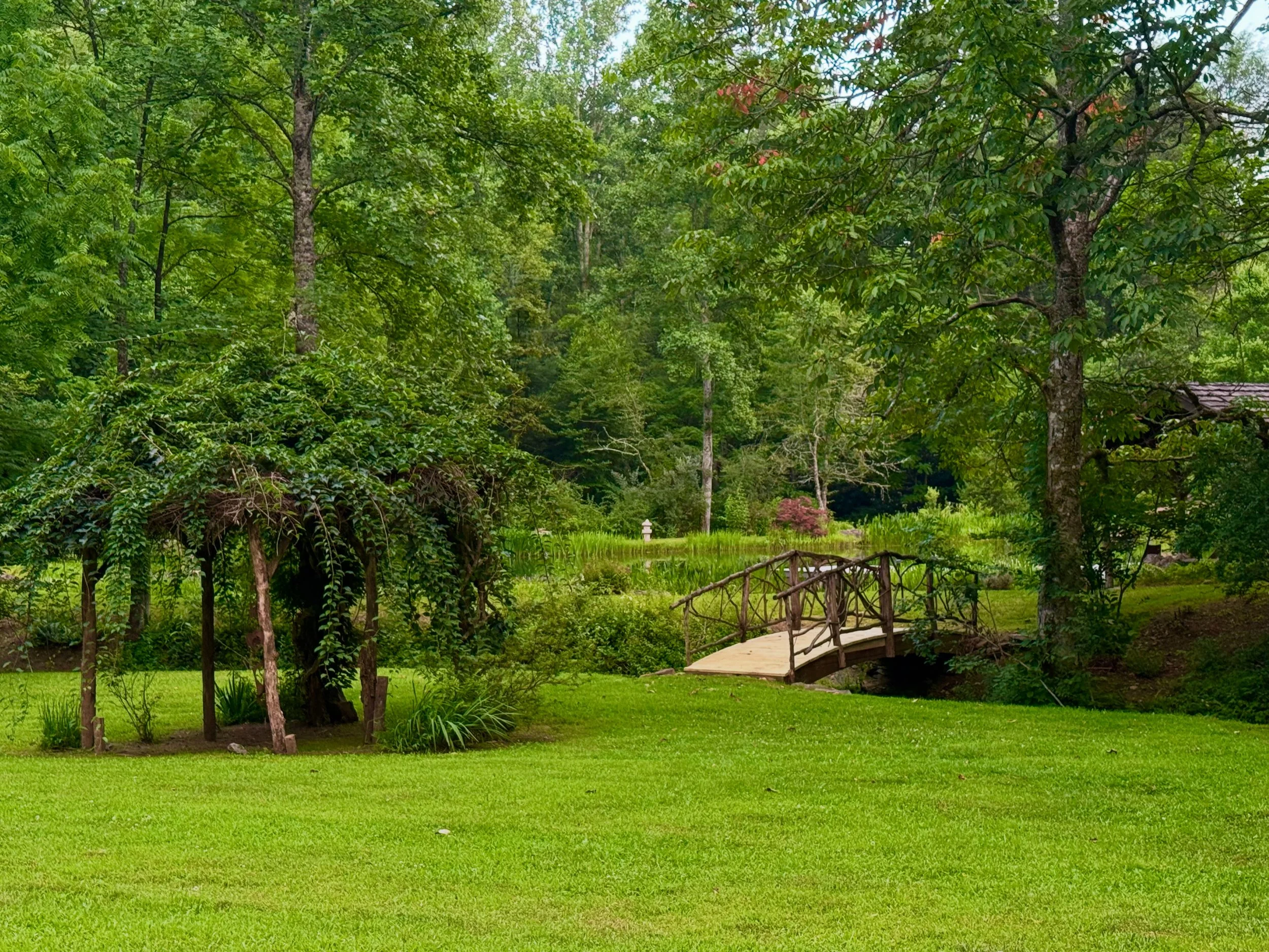 garden event space asheville wedding venue