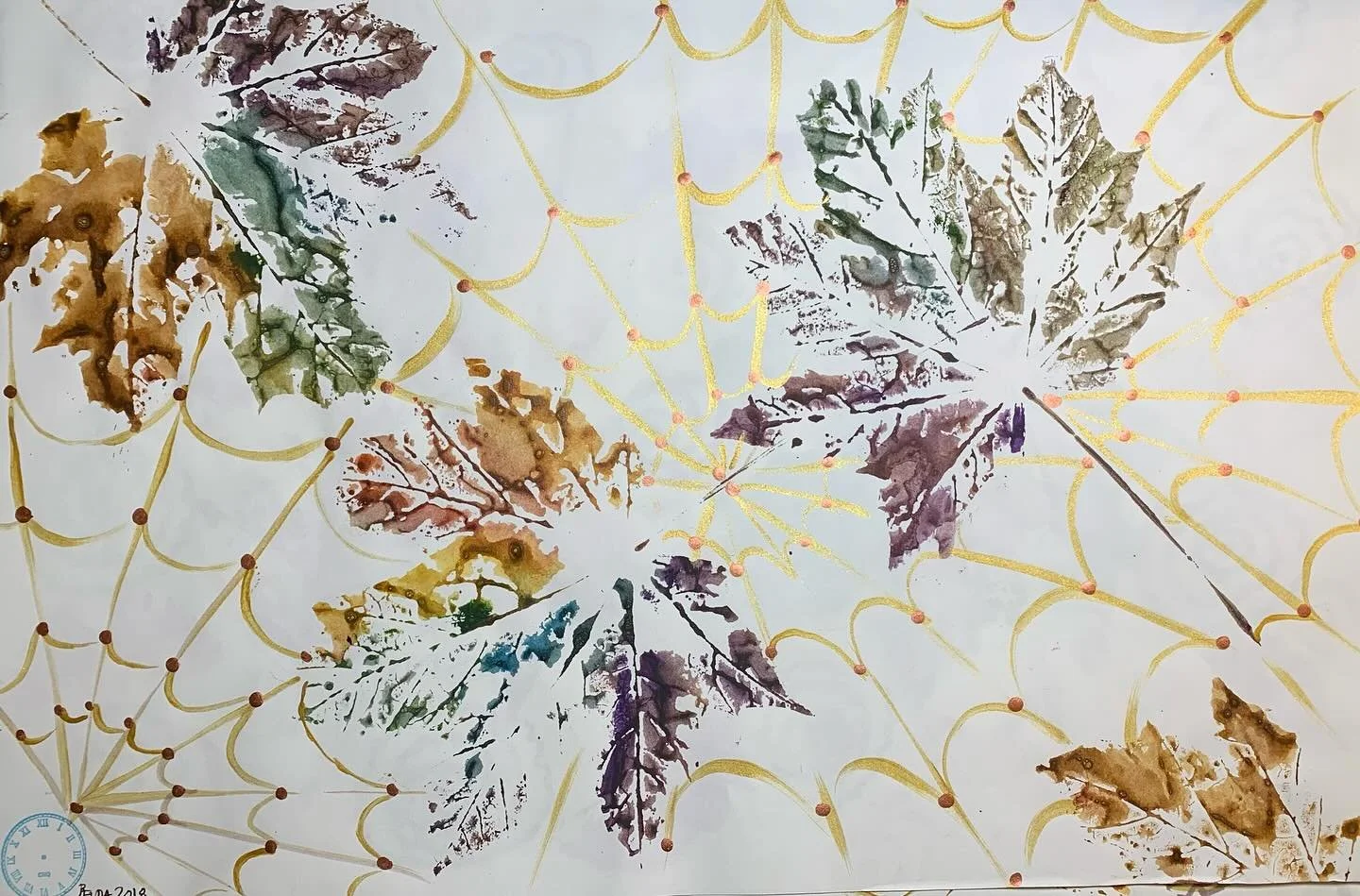 Swirling Leaves , print series.
#prints #leaves #autumnleaves #ink #traditionalart #swirling #windy #fallingleaves