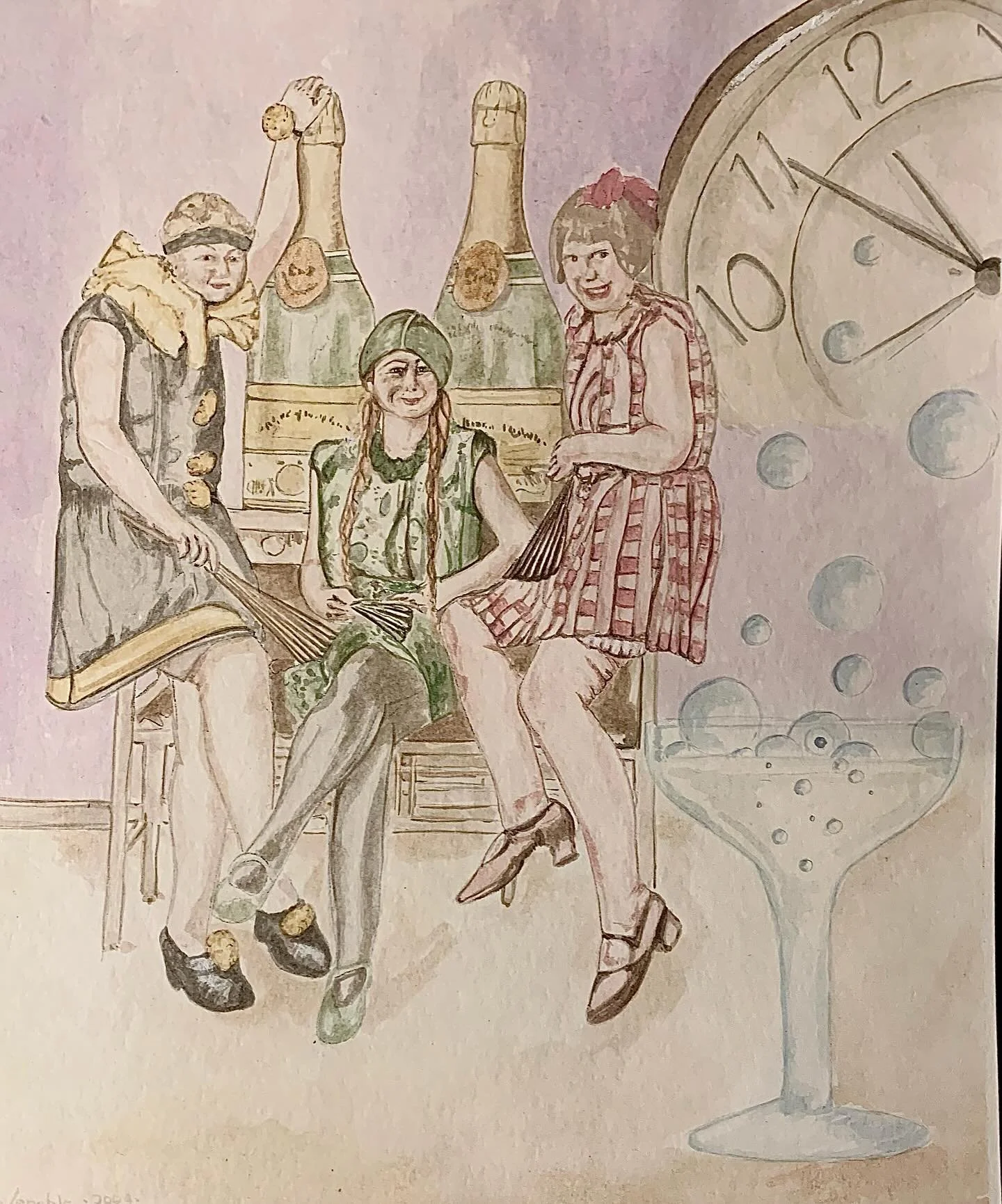 Happy New Year !
#watercolor #illustration #traditionalart #newyear #bestwishes