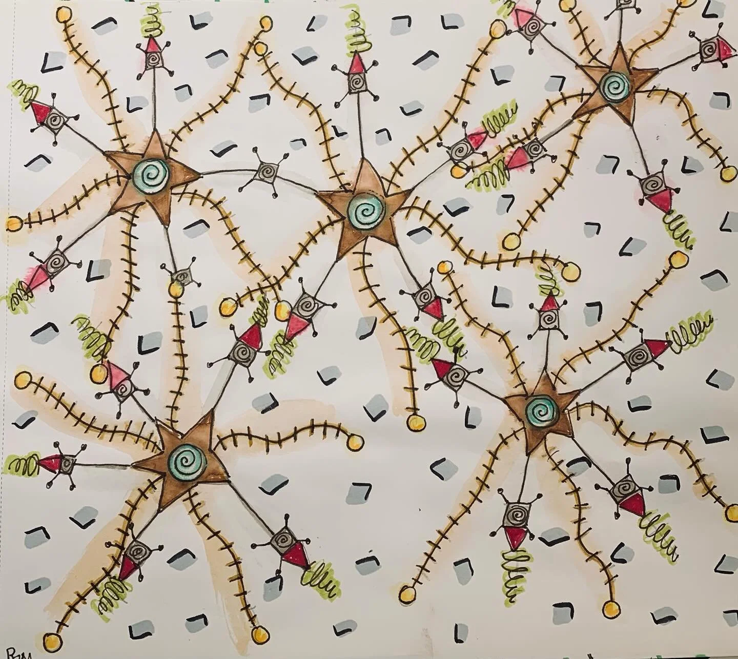 Starfish, watercolor, quicksketch, ink.
#traditionalart #watercolor #sealife #ink #starfish #abstract