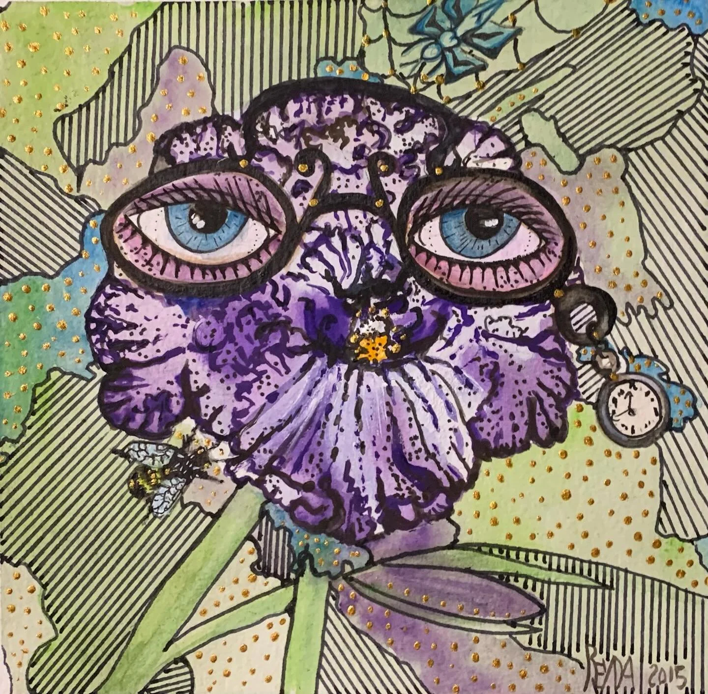 Quick sketch, &lsquo;Eye-Ris&rsquo; series. Watercolor, ink.
#trafitionalart #quicksketch #Springbloom #iris #watercolor #ink