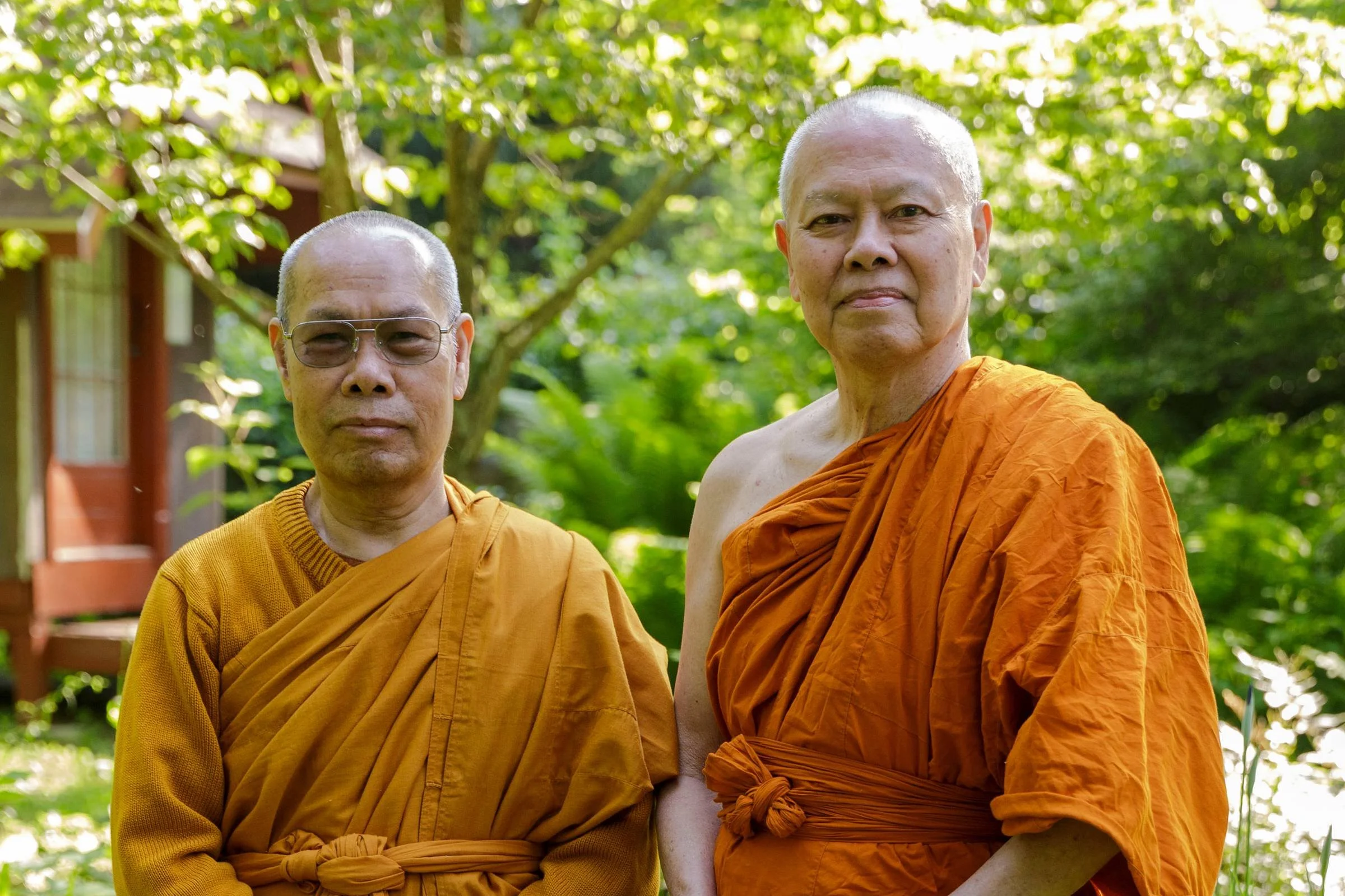 Connecticut 3-Day Fall Retreat with Thai forest monks and meditation masters, Ajahn Da Nilpant, Phra Tavivat Sukhavatthano, Nipon Pisutpaisal, assisted by psychologist, Michael Bresnan