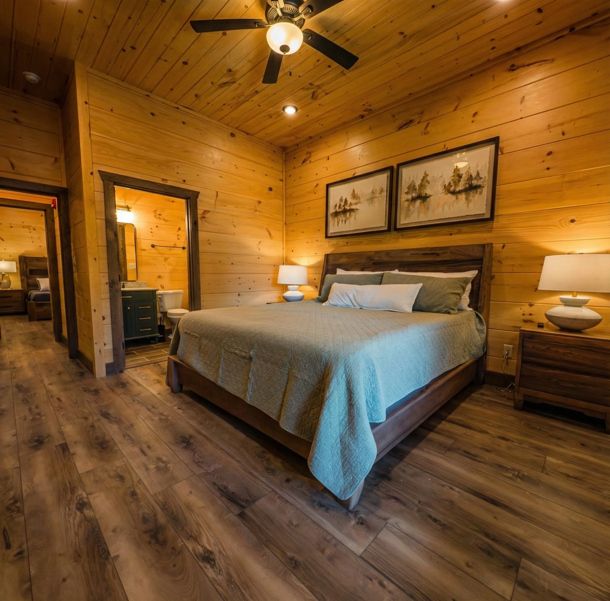 Bedroom #7  King Size Bed, w/Private En Suite Bathroom. Single Occupancy $3200 or Double Occupancy $5800  King Size Bed, w/Private En Suite Bathroom. ($1000 Deposit Due Today)