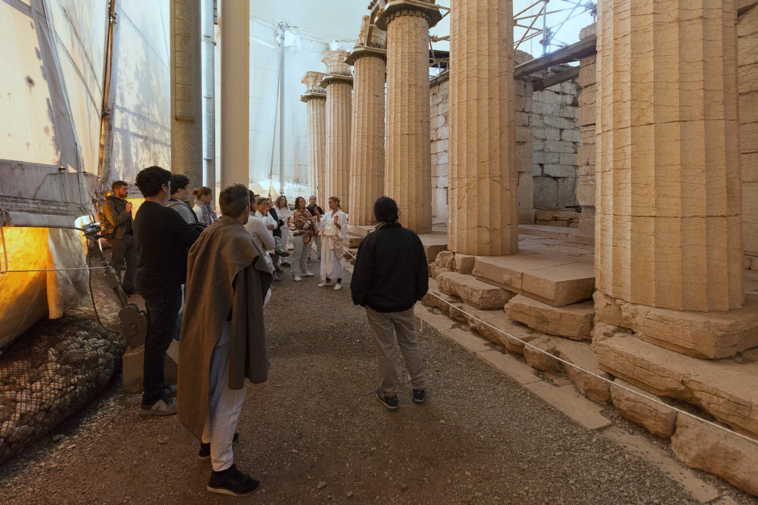 Before and After  From Darkness to light, Anamnesis, Temple of Apollo EpicuriusMARIA TOULTSA PHOTOGRAPHER From Darkness to Light Dream and Sleep Performance Temple of Apollo Epicurius Apostolia Papadamaki IMG_0848.jpg