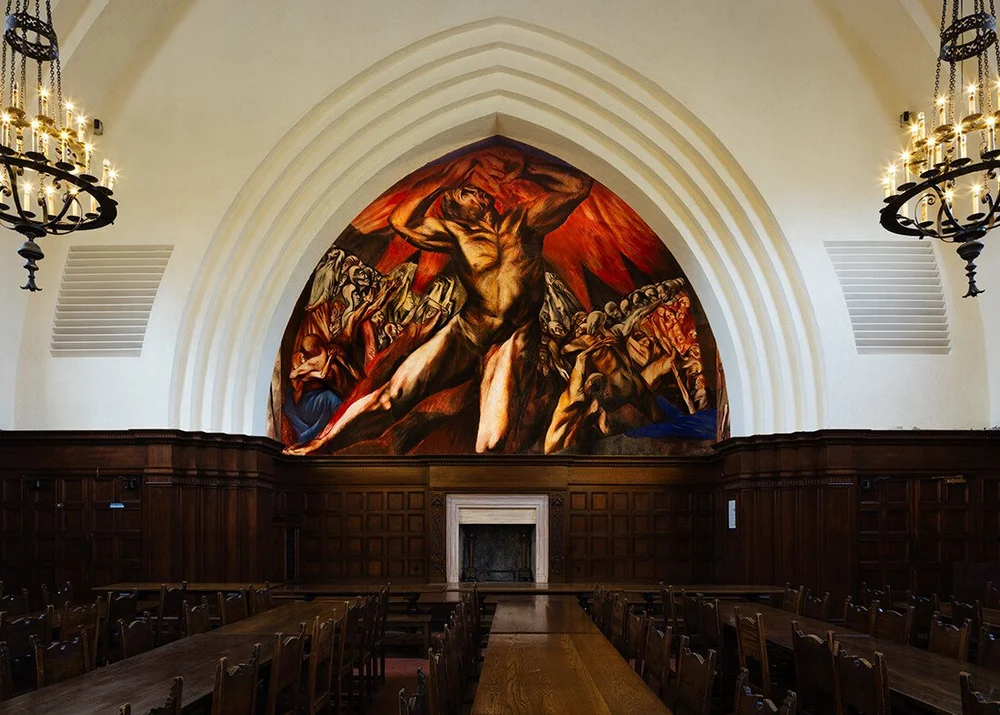  José Clemente Orozco (Zapotlán el Grande, Mexico, 1883),  Prometheus , 1930, Fresco, 240 x 342 inches (610 x 869 cm), Pomona College, Claremont, CA. Photography © Fredrik Nilsen 