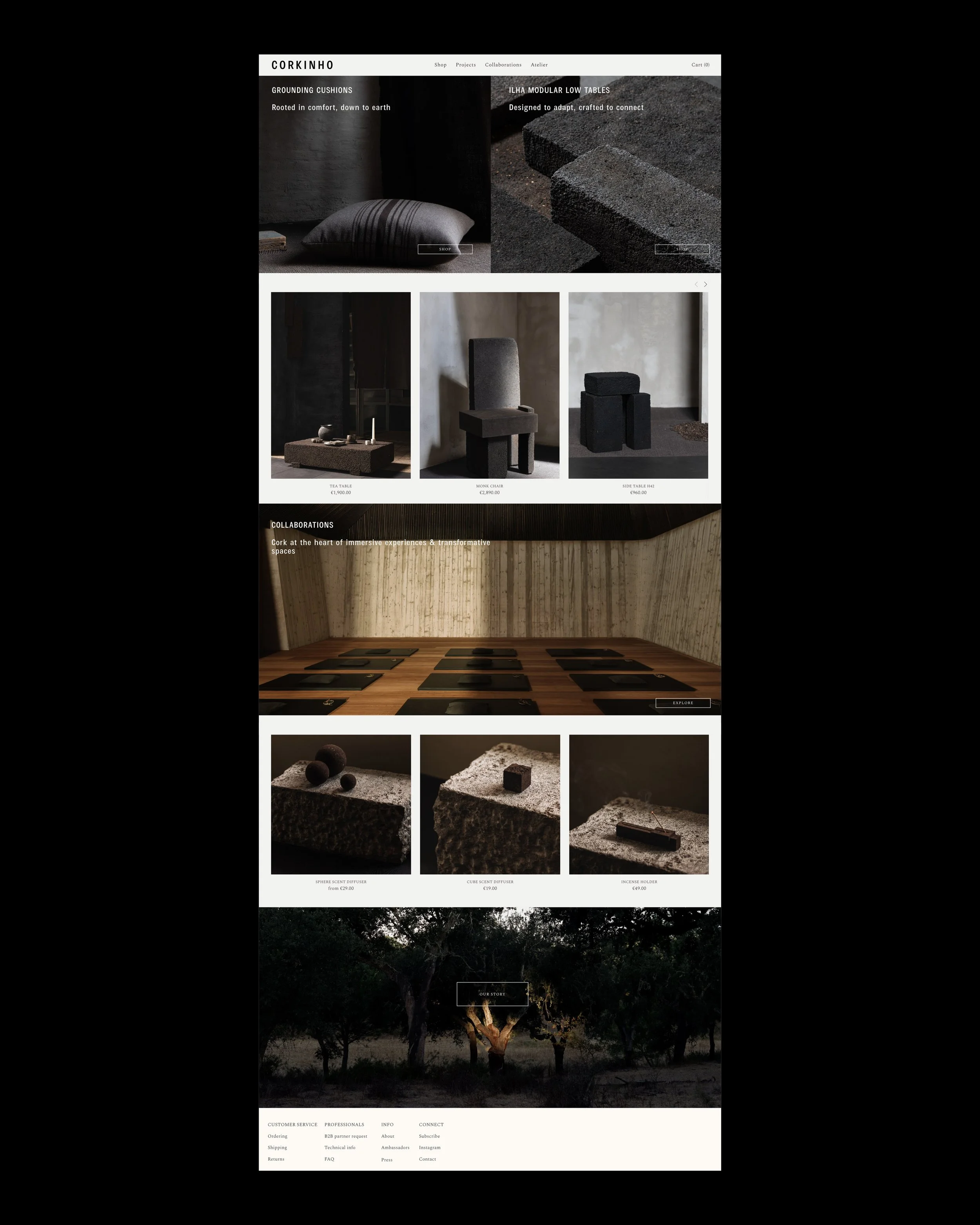 A white paper lantern lamp on a desk, with a small bowl, a magazine, a closed laptop, and glasses nearby, in black and white.