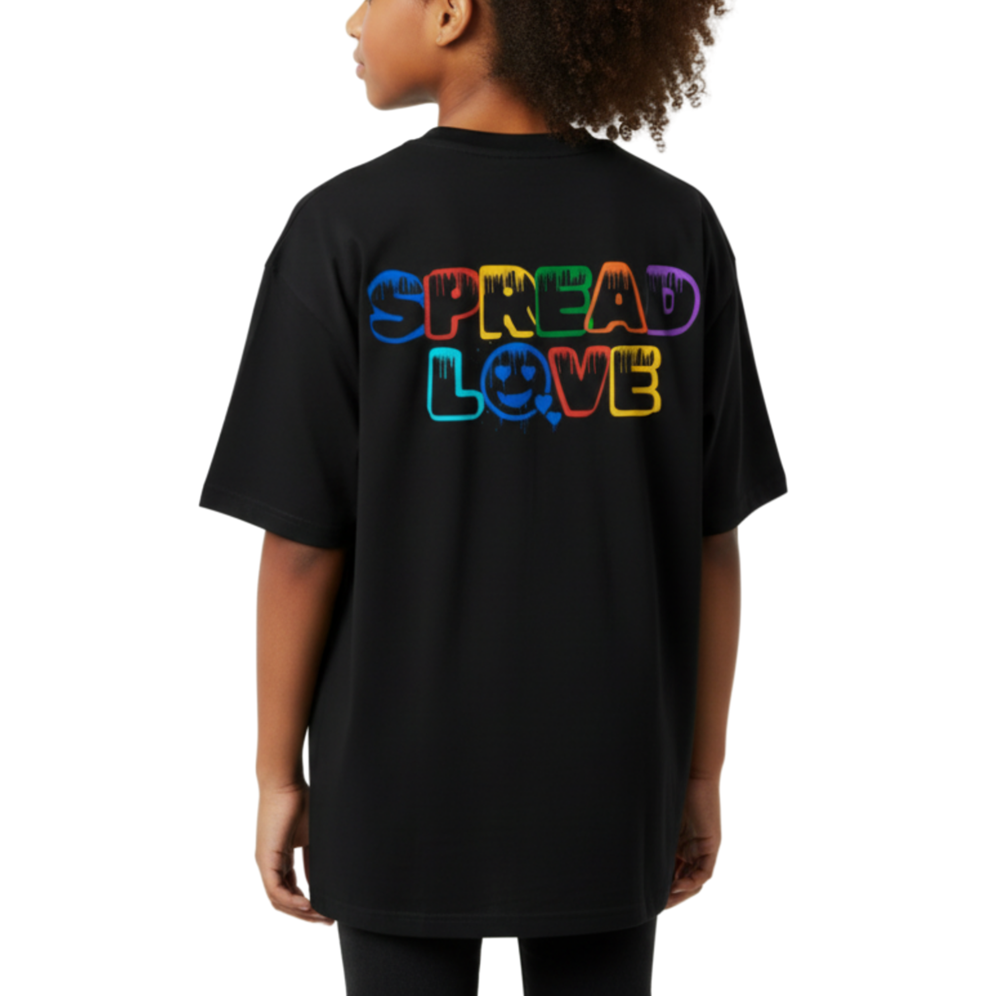 OG SPREAD LOVE YOUTH TEE - BACK - FEMALE MODEL.png