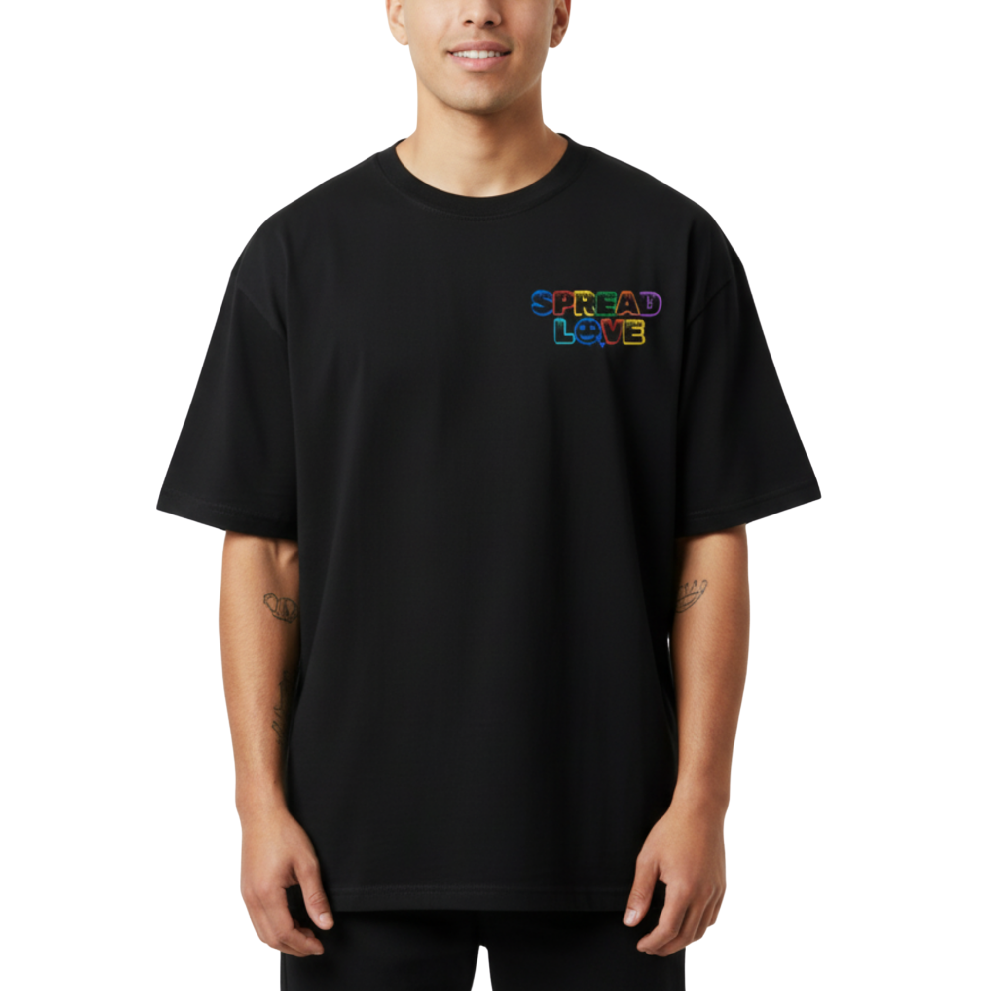 OG SPREAD LOVE TEE - FRONT - MALE MODEL.png