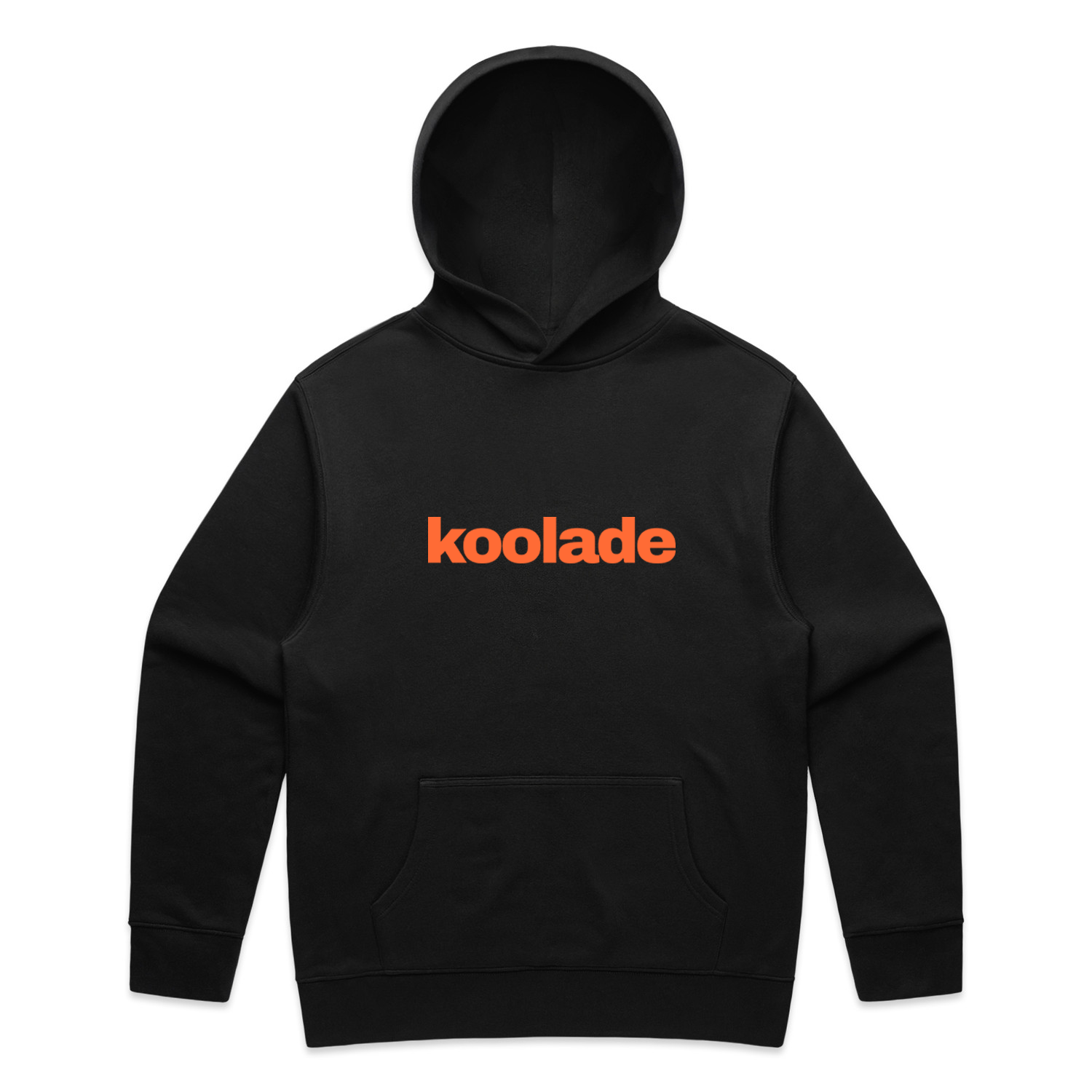 KOOLADE HOODIE BLACK - TANGERINE.png