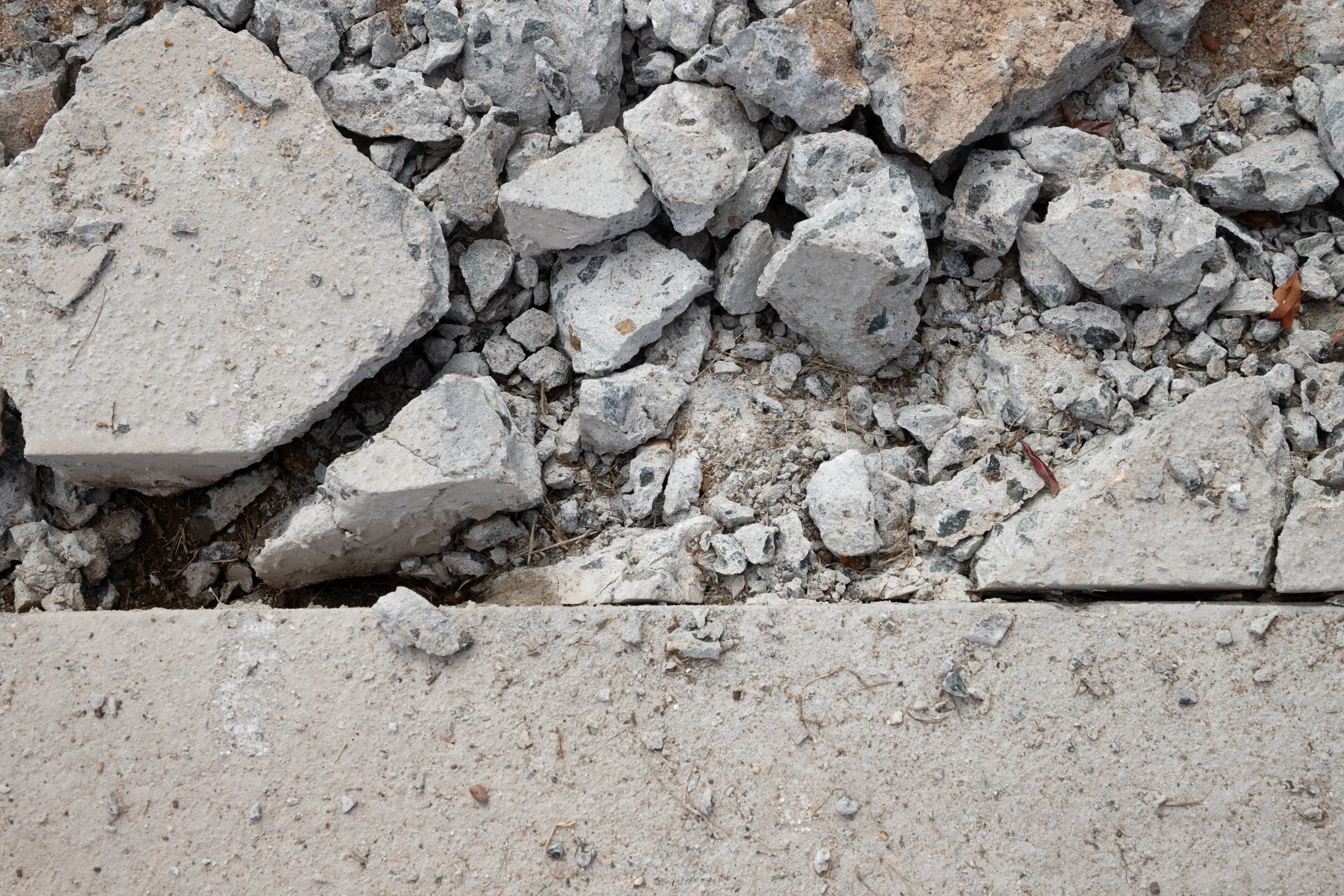 Demolished Sidewalk at Great Kills Park, 2024