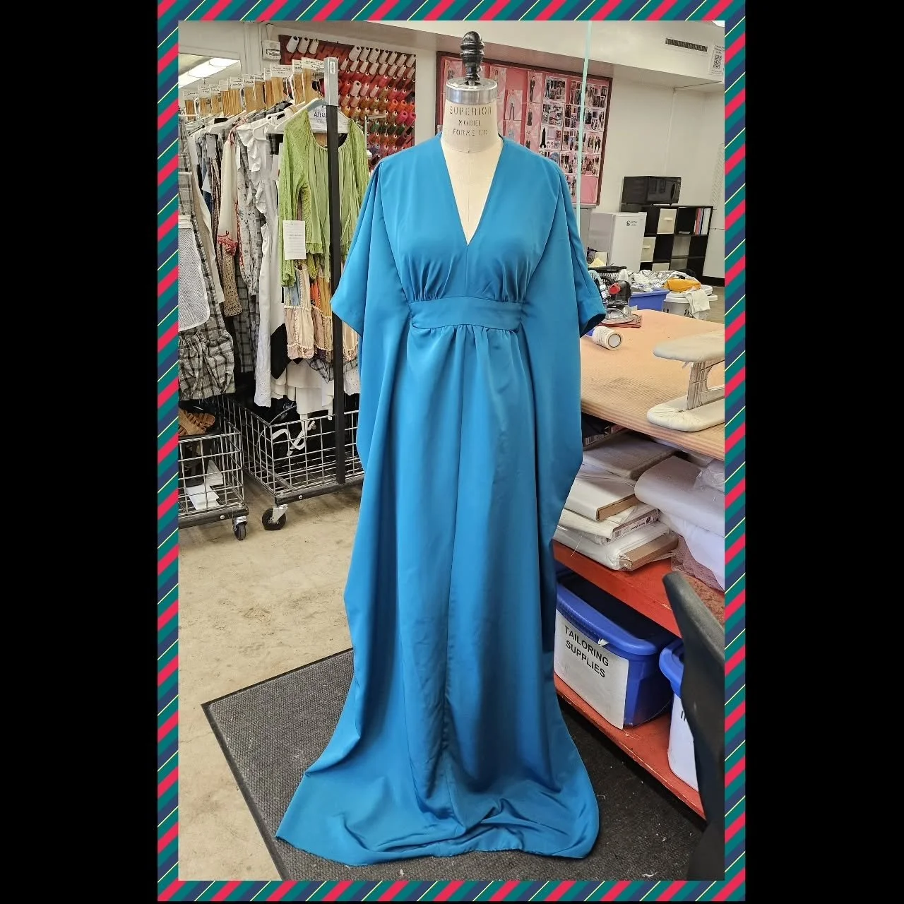 Okay okay, here's my costume build for Romeo&amp;Juliet...
This is called KAFTAN, it's basically 2 rectangles sewn together.  The pattern was a little confusing, but once I grasped the concept, everything fell into place. Last pic is me trying it on 