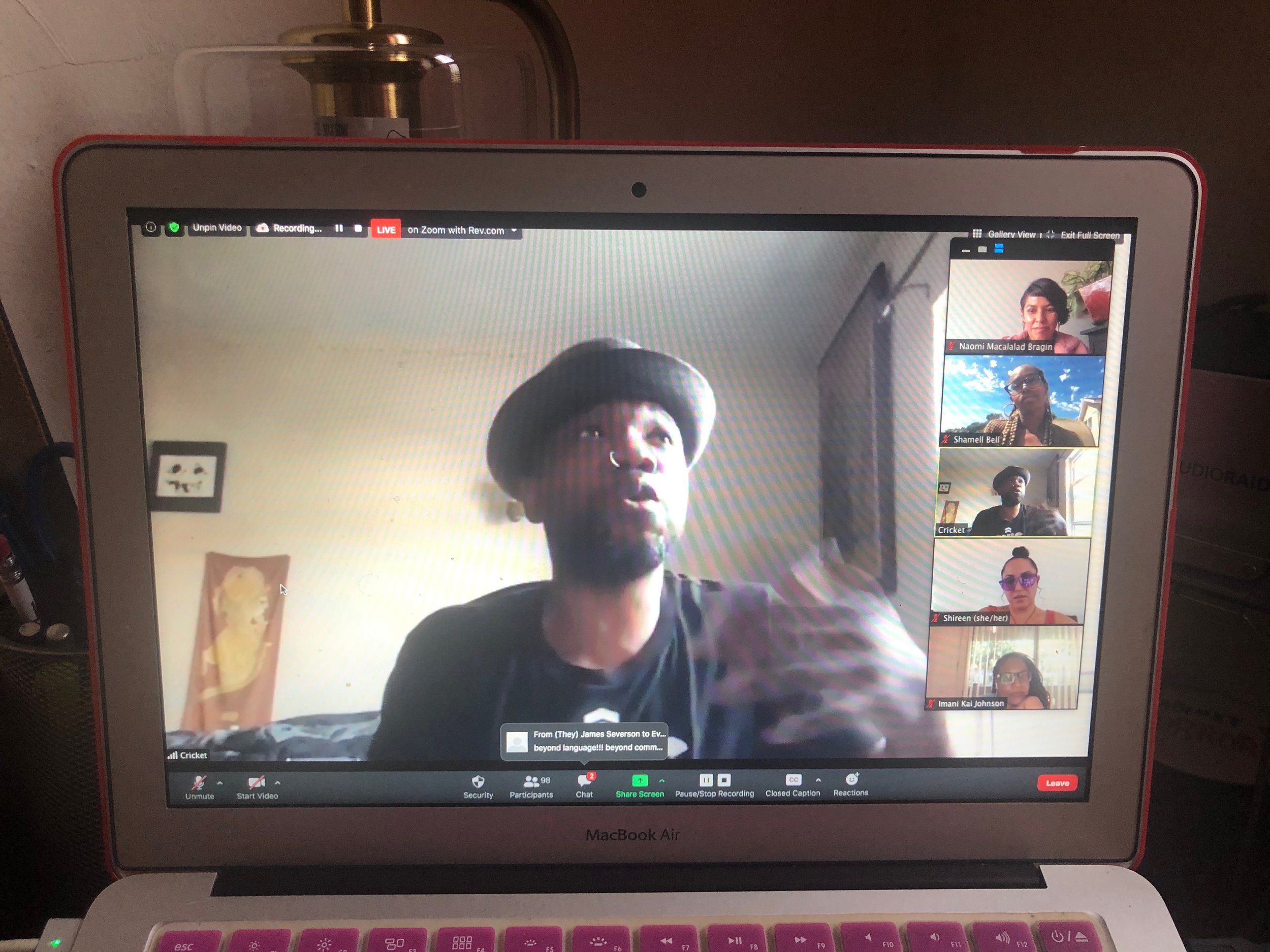 Kinetic Resistance: Street Dance as Protest virtual panelists' pre-meeting (2020)