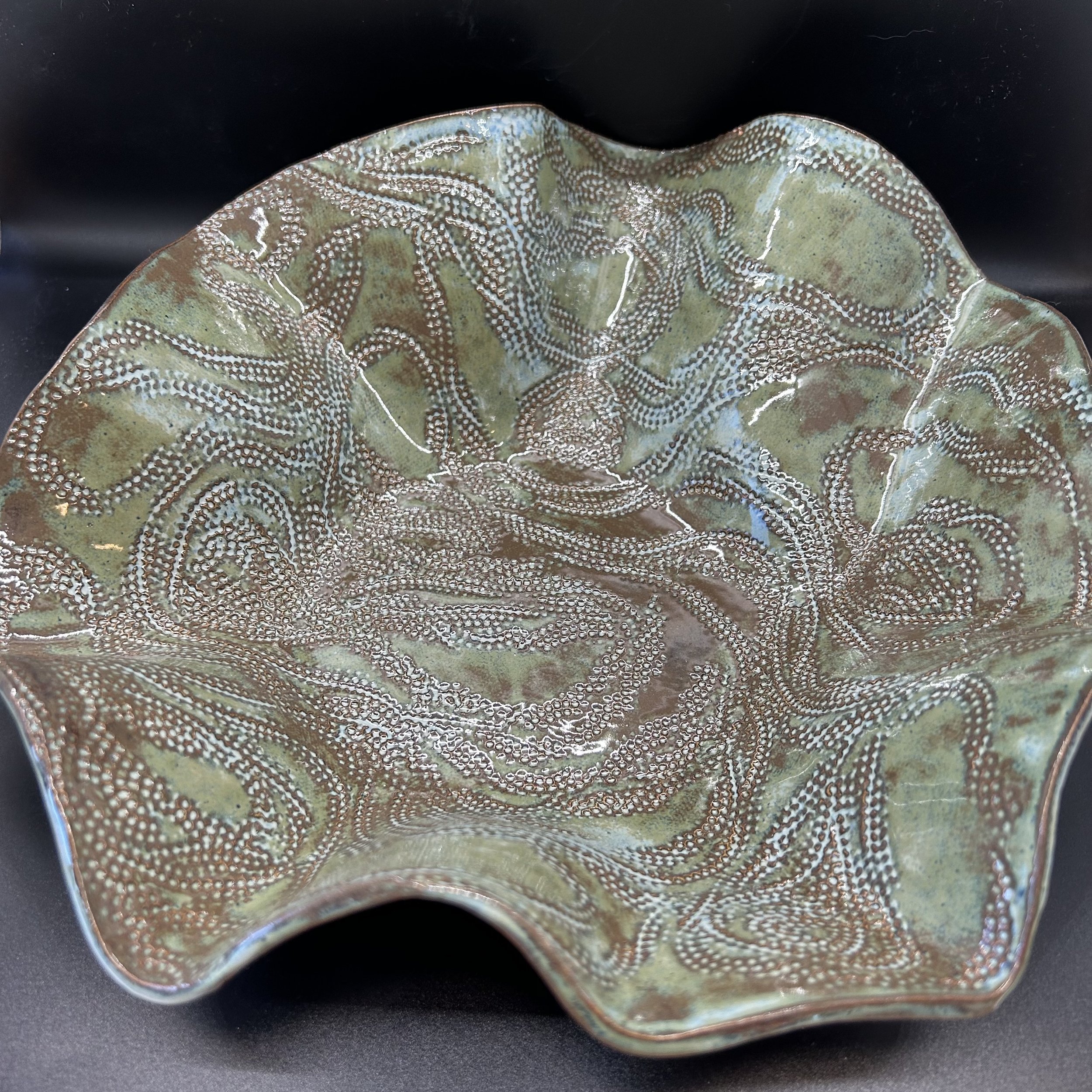 Decorative Hand Built Bowl