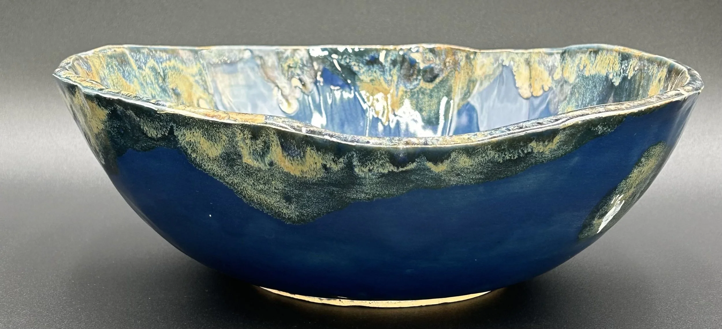 Decorative Hand-Built Bowl
