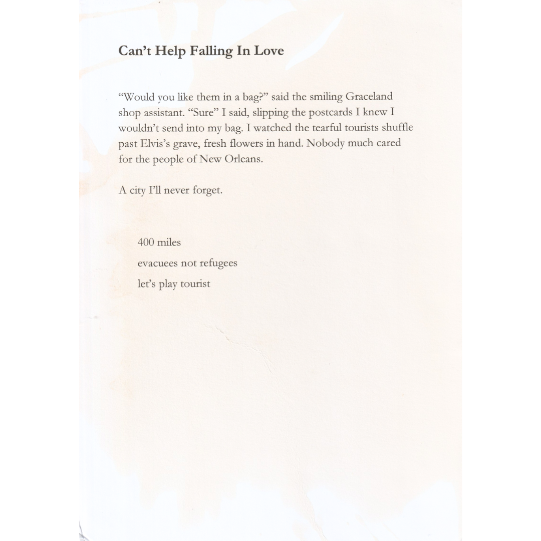 Can't help falling in love haibun