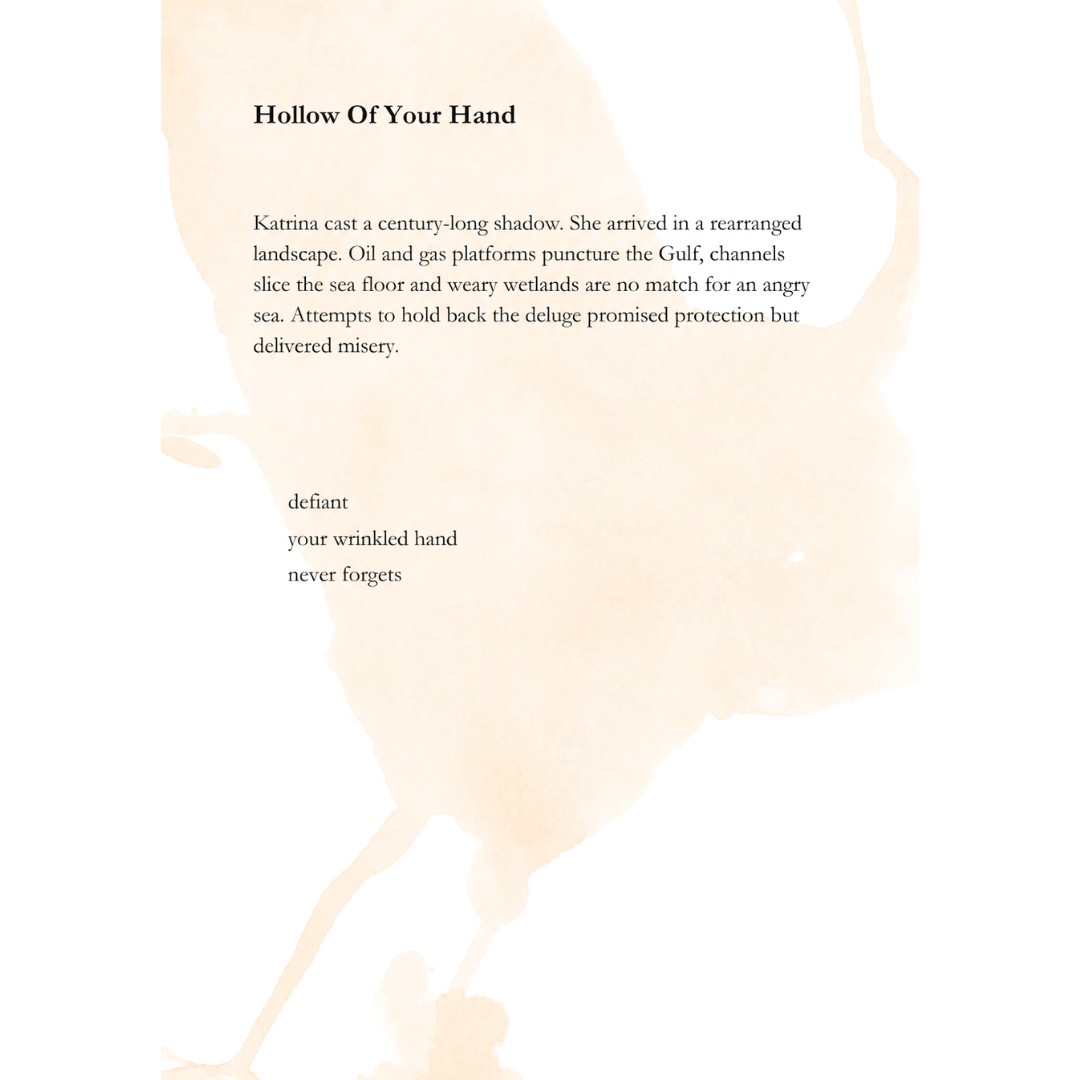 Hollow of your hand haibun