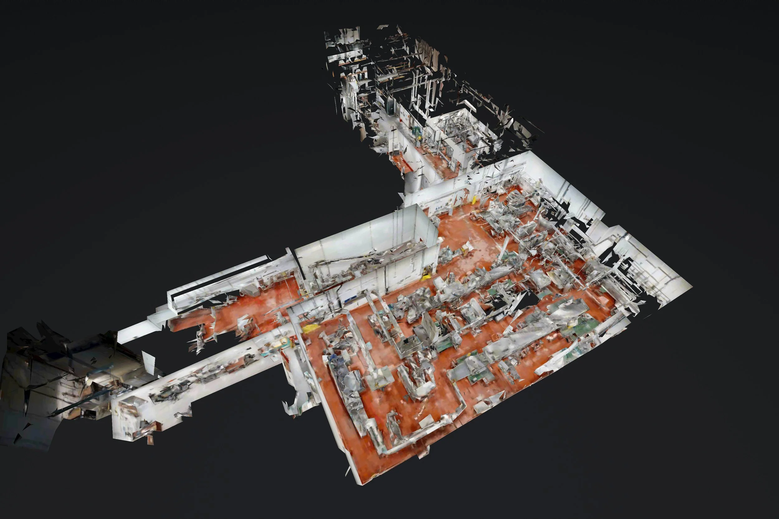 Food and Beverage Processing Facility 3D Digital Twin Model