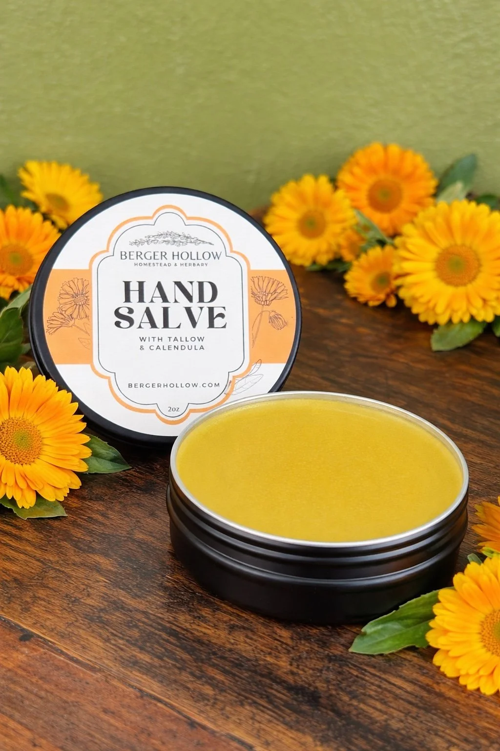 Moisturizing Hand Salve with Tallow
