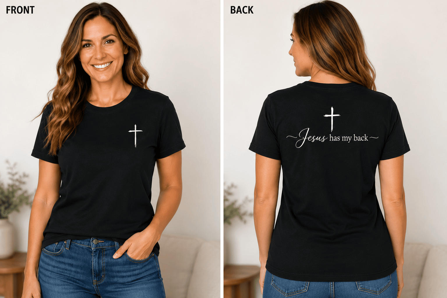 Jesus has my Back short sleeve shirt.png