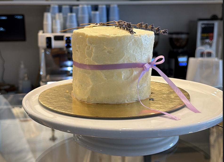 4" Lavender Cake