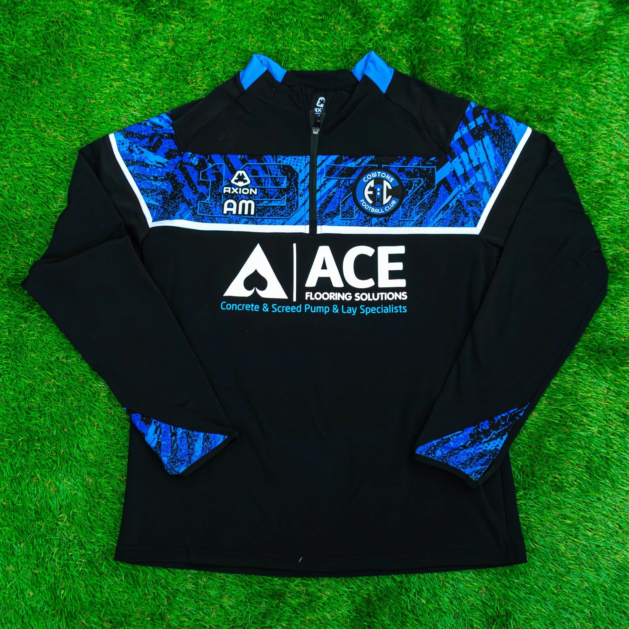 We recently produced these Team Tracksuits for @cowtonsfc  featuring premium woven badges, what do you think?