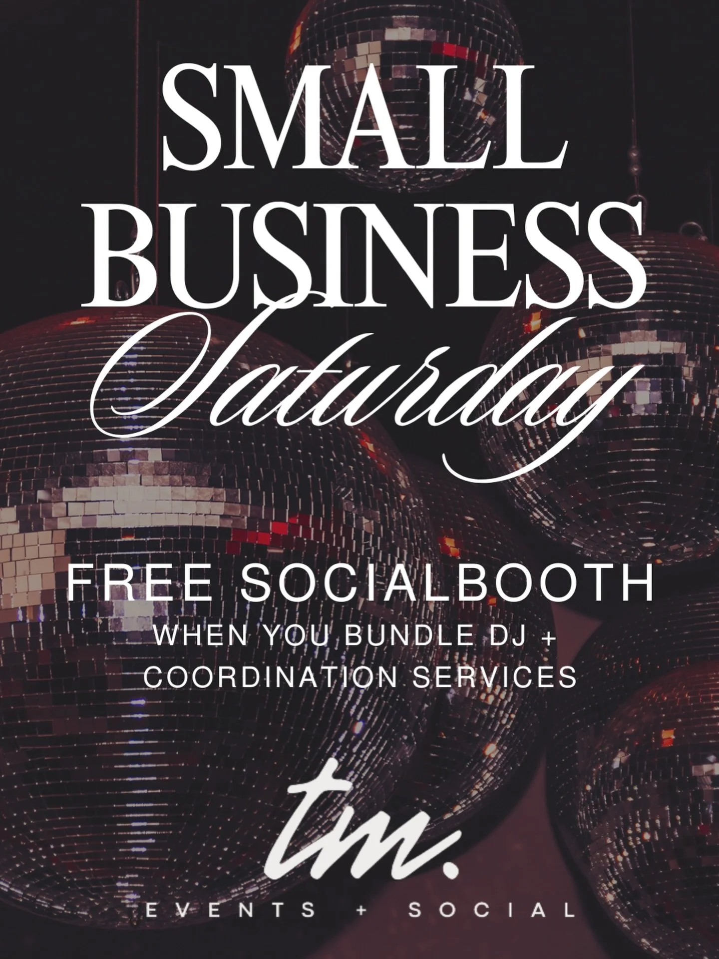 On this 𝐒𝐦𝐚𝐥𝐥 𝐁𝐮𝐬𝐢𝐧𝐞𝐬𝐬 𝐒𝐚𝐭𝐮𝐫𝐝𝐚𝐲, we&rsquo;re celebrating the incredible people who allow us to be part of their story. 

To all our couples &mdash; past, present + future &mdash; thank you for choosing us to help bring your day t