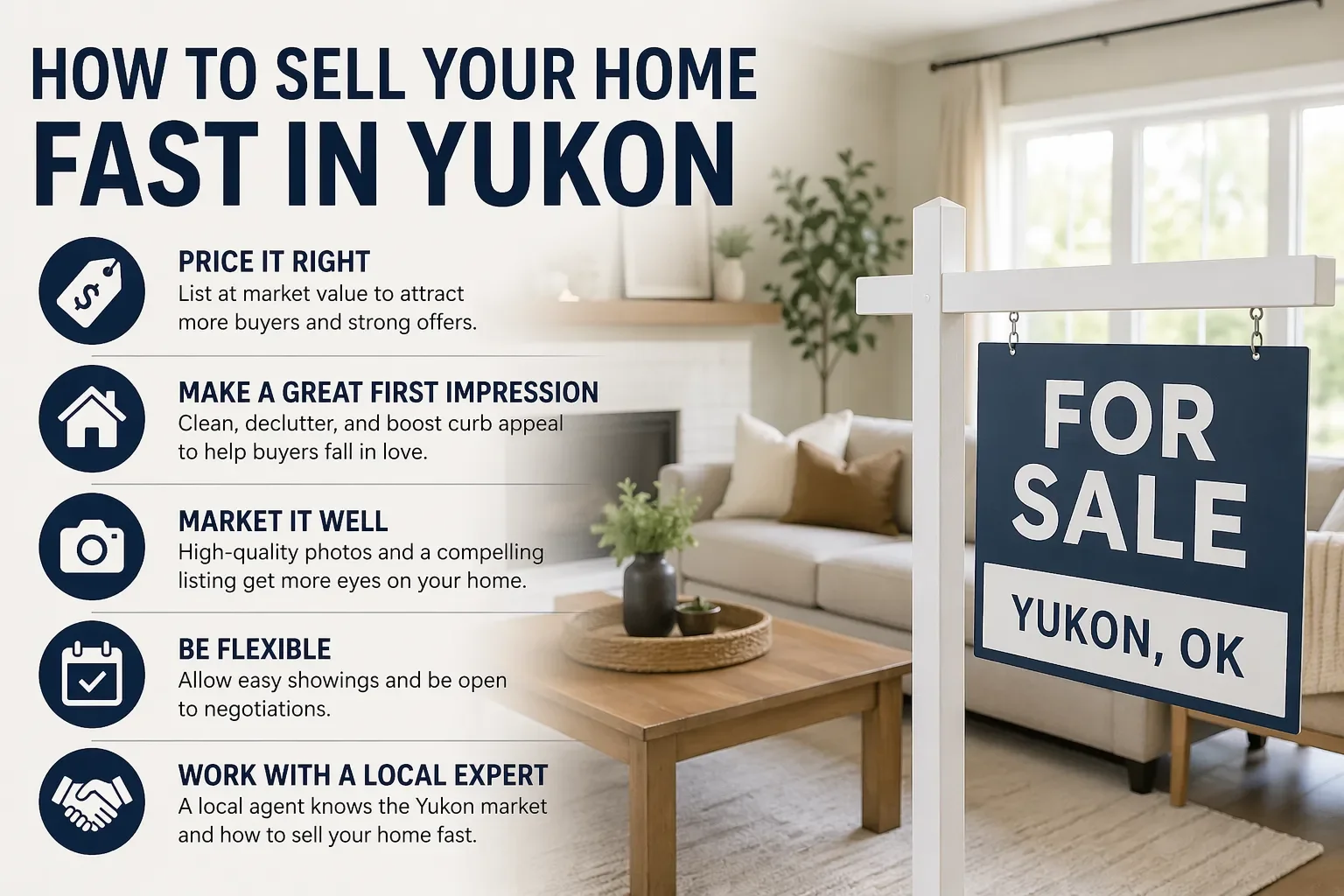 How to Sell Your Home Fast in Yukon, Oklahoma