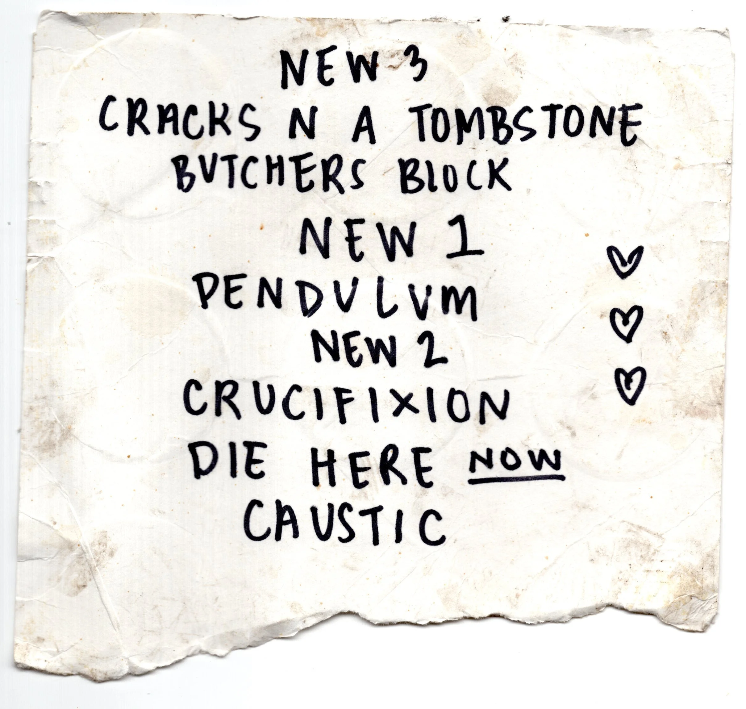 acaustix set list from trans pecos ? 2023? 