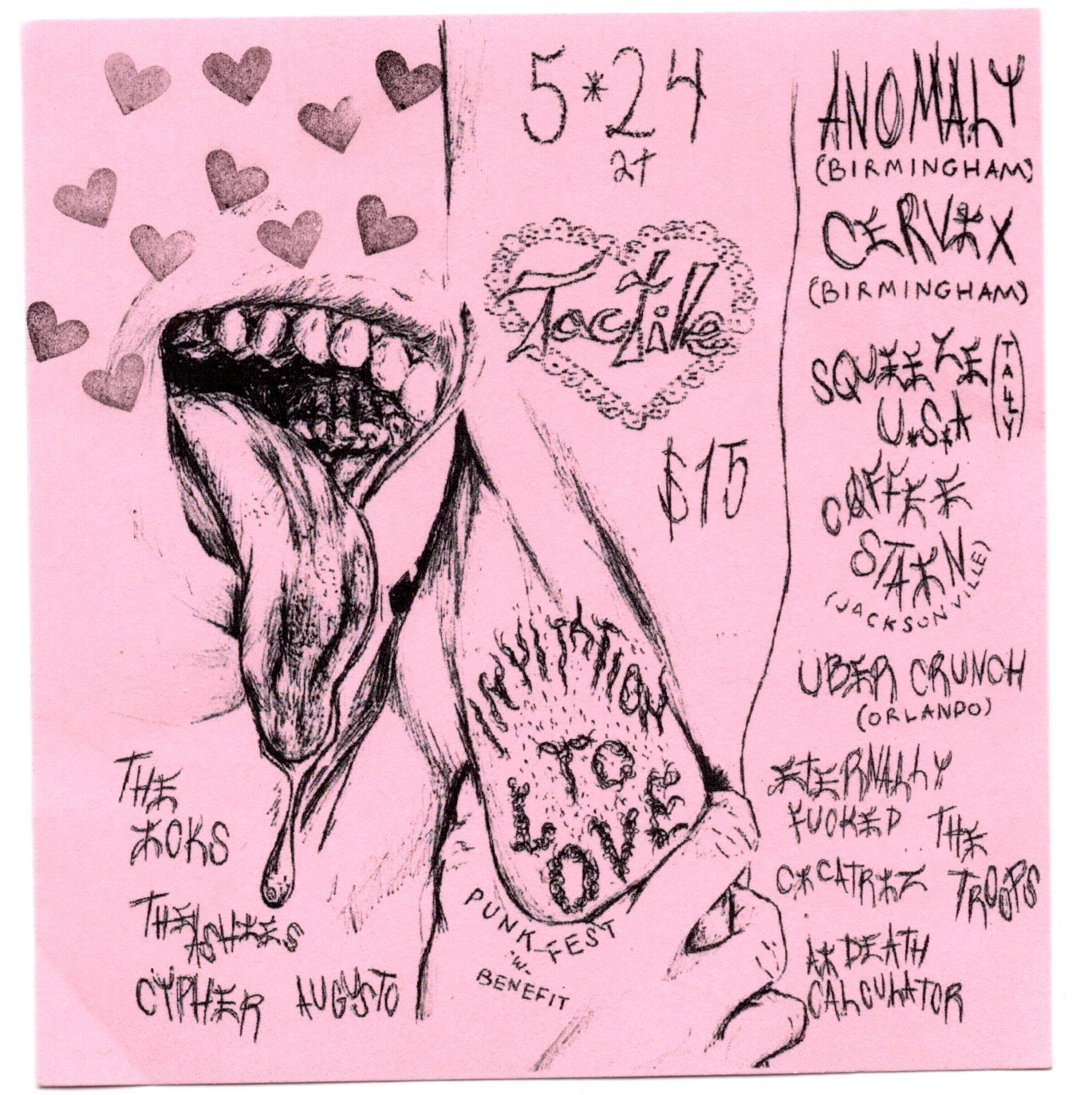 Invitation to Love flyer by Gaby