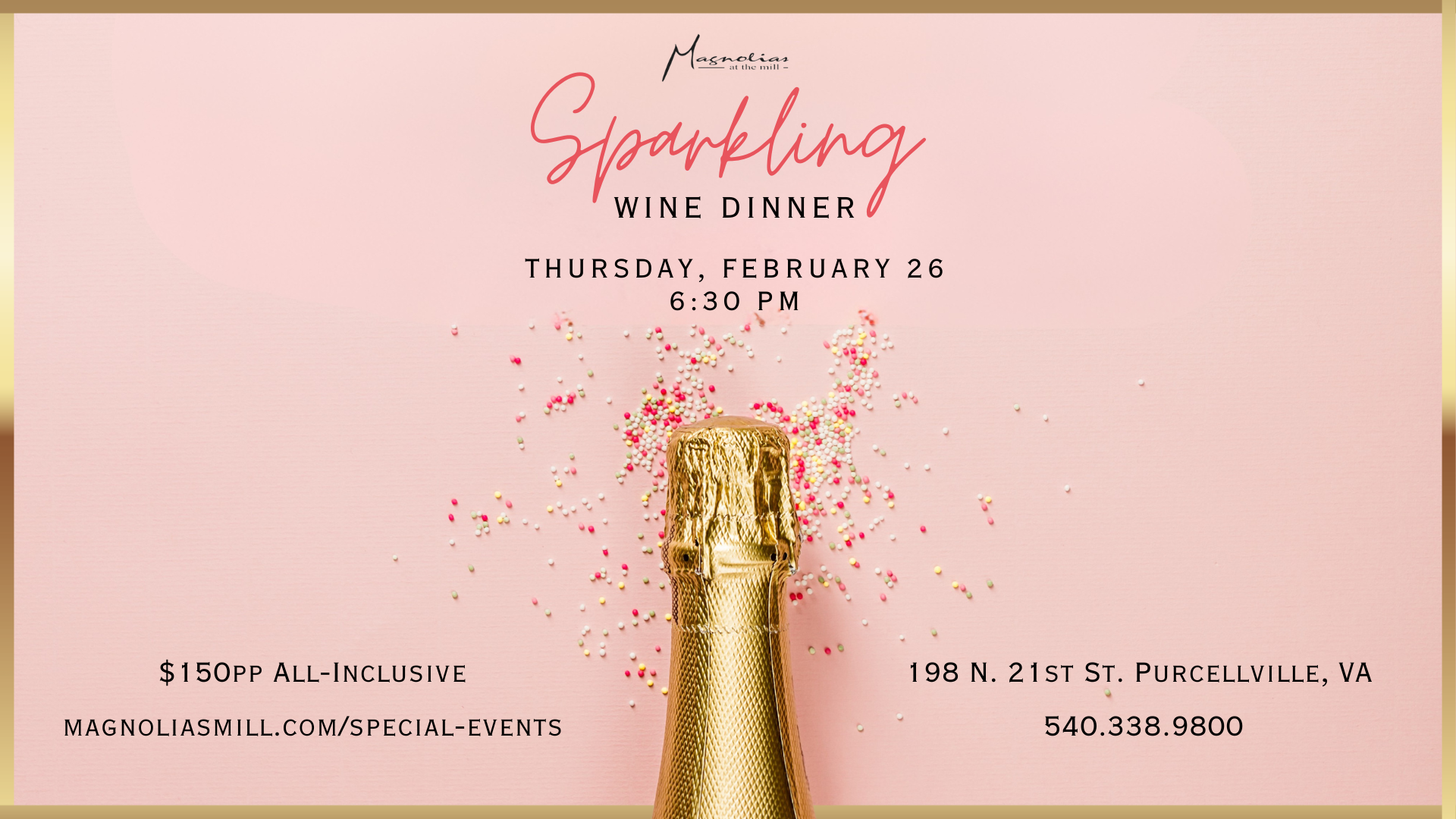 Sparkling Wine Dinner