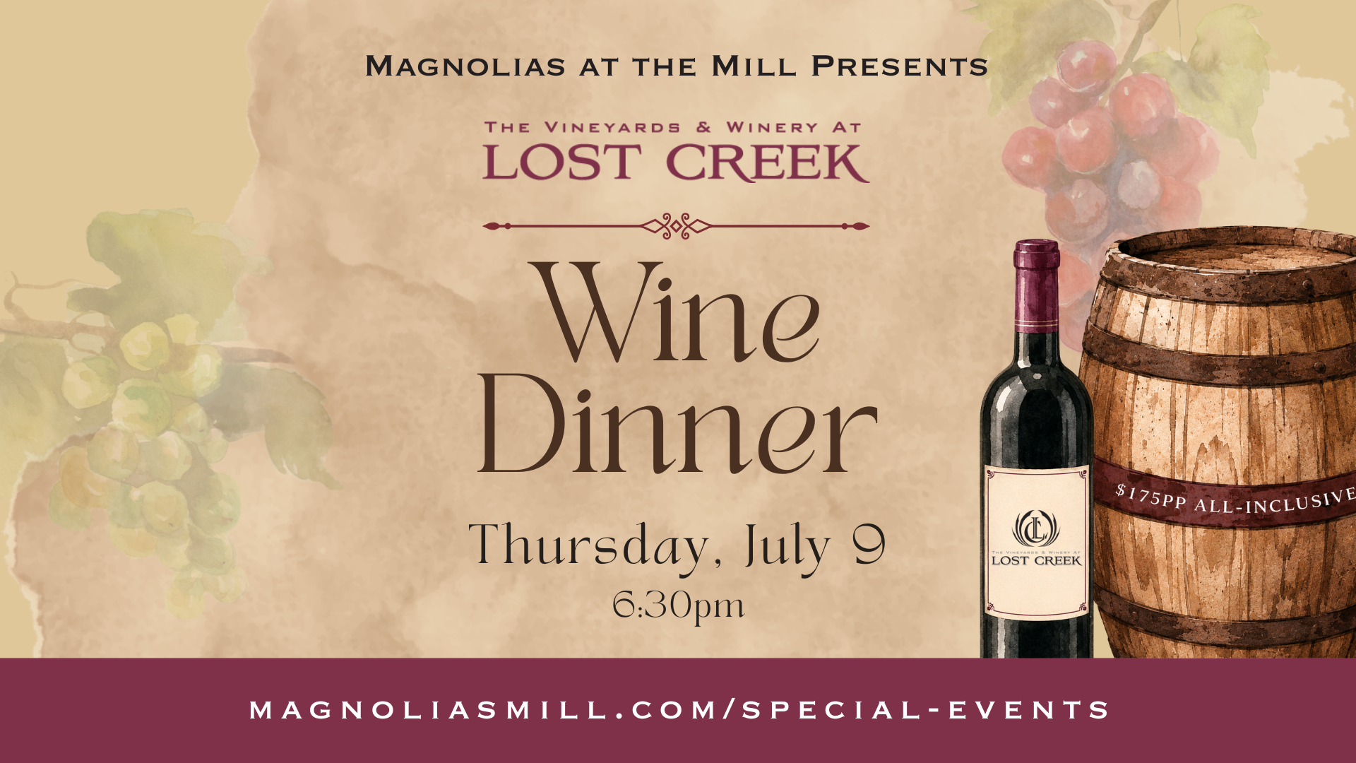 Lost Creek Wine Dinner