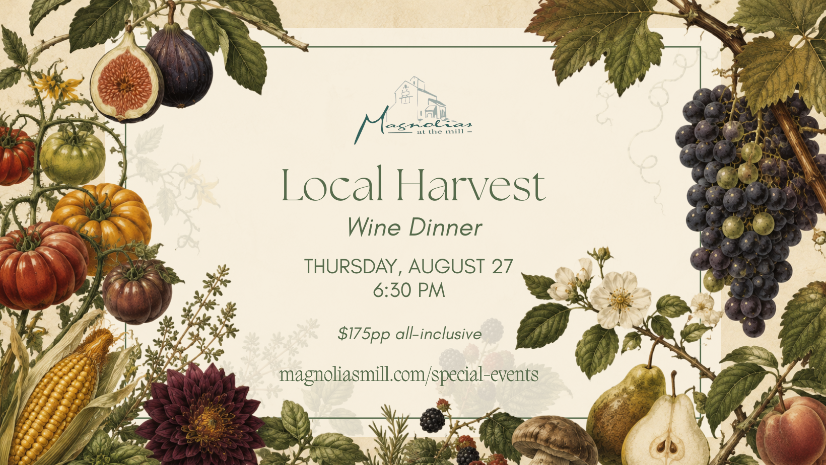 Local Harvest Wine Dinner