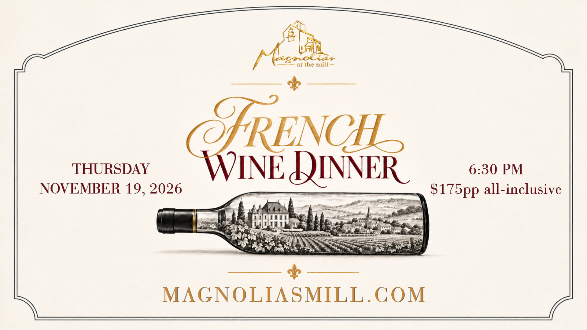 French Wine Dinner