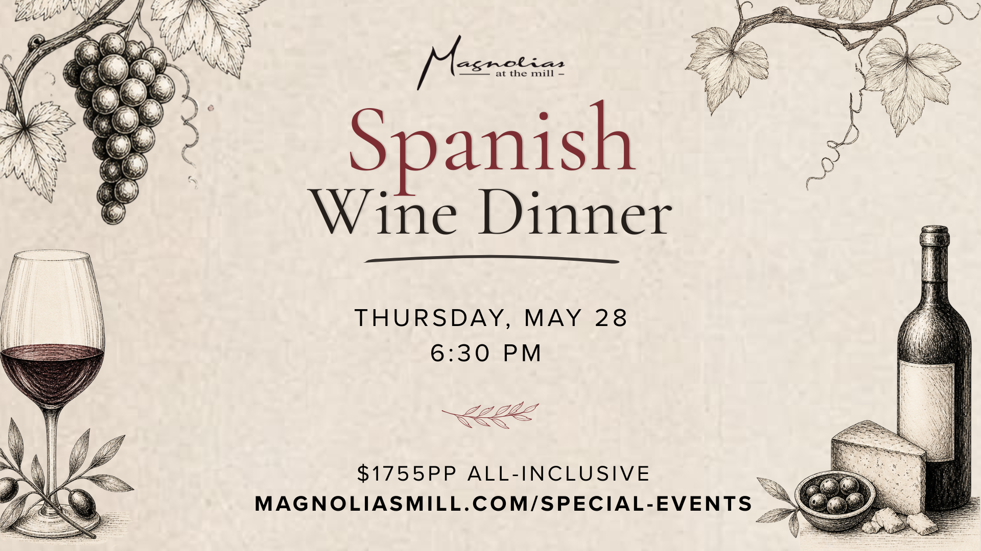 Spanish Wine Dinner