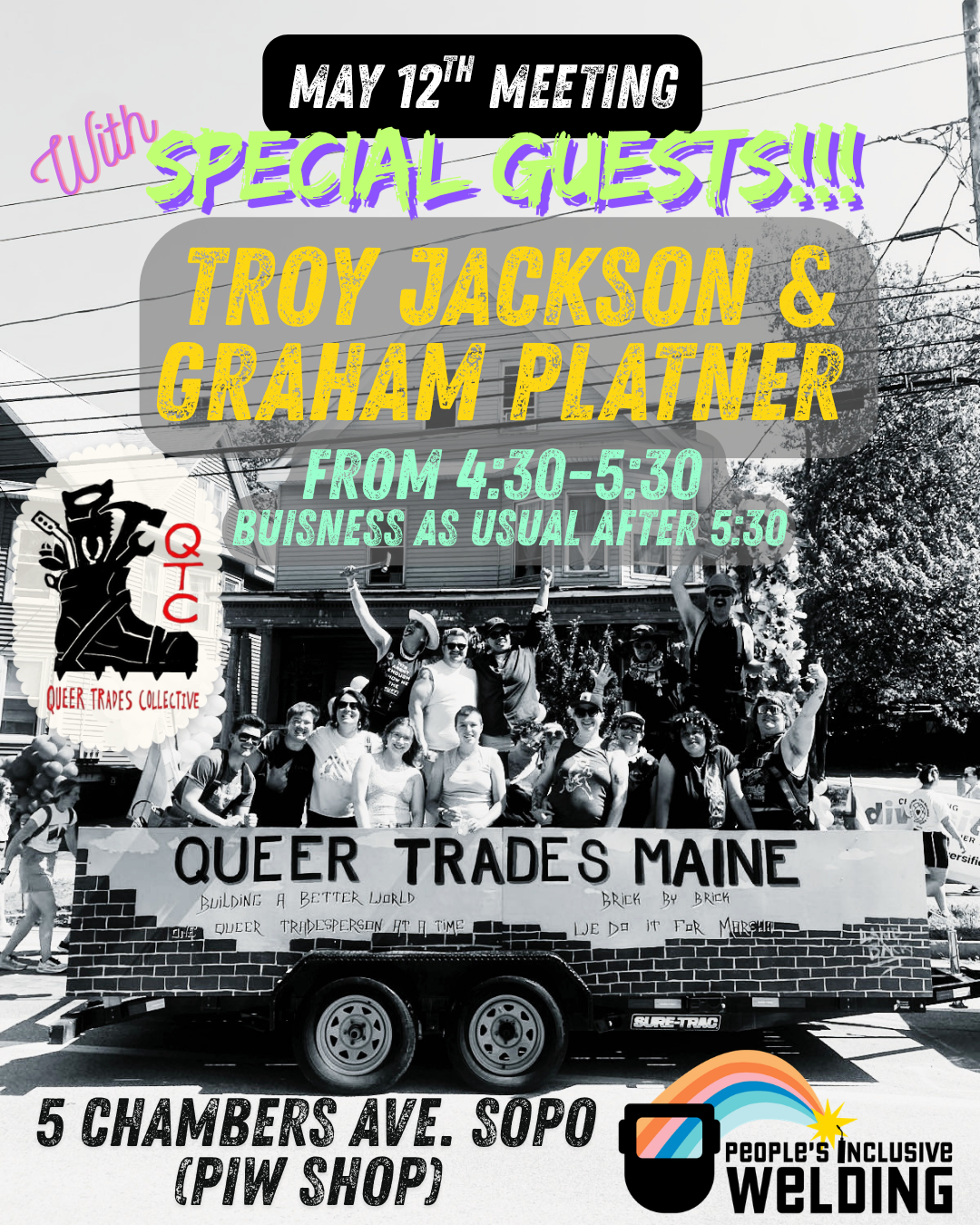 People’s Inclusive Welding Meeting featuring Troy Jackson and Graham Platner