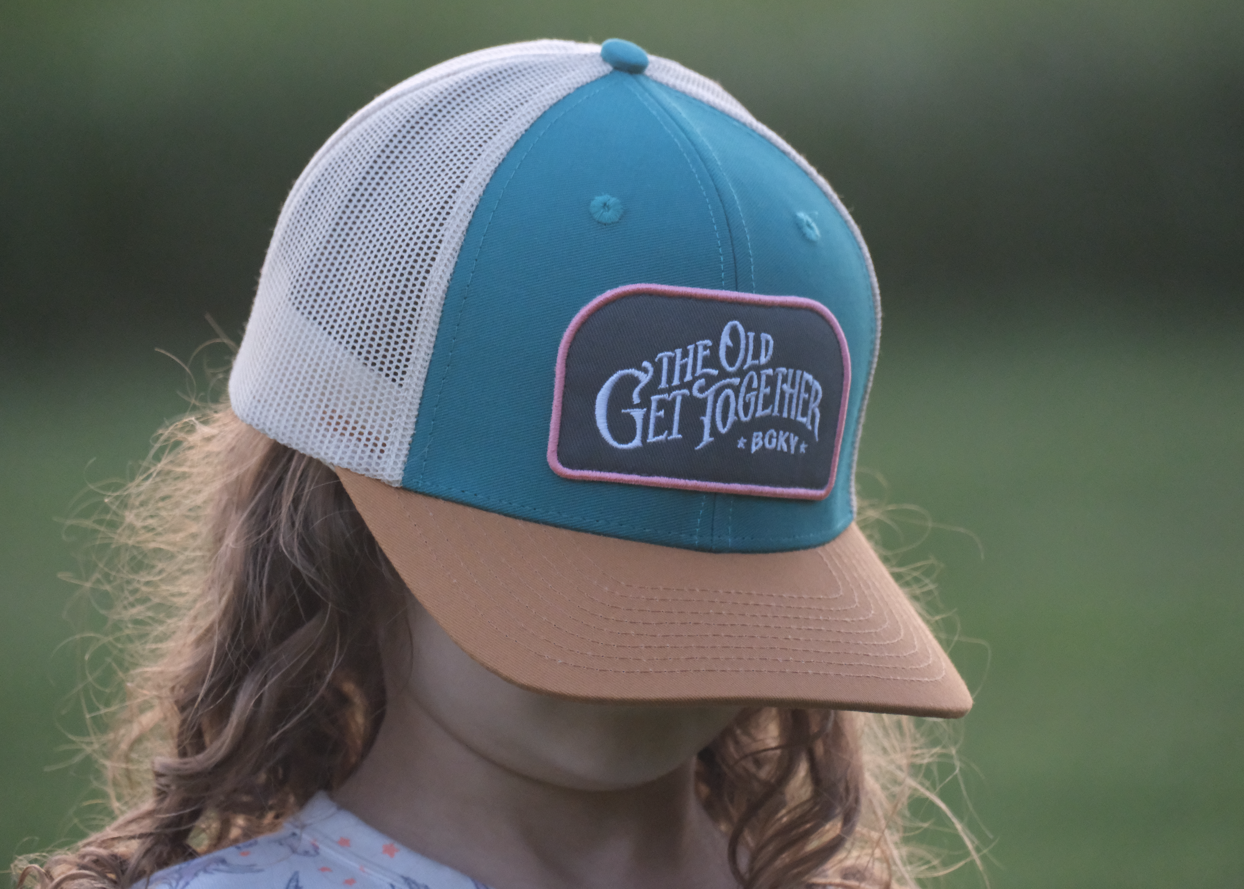 Teal Old Get Together Hat