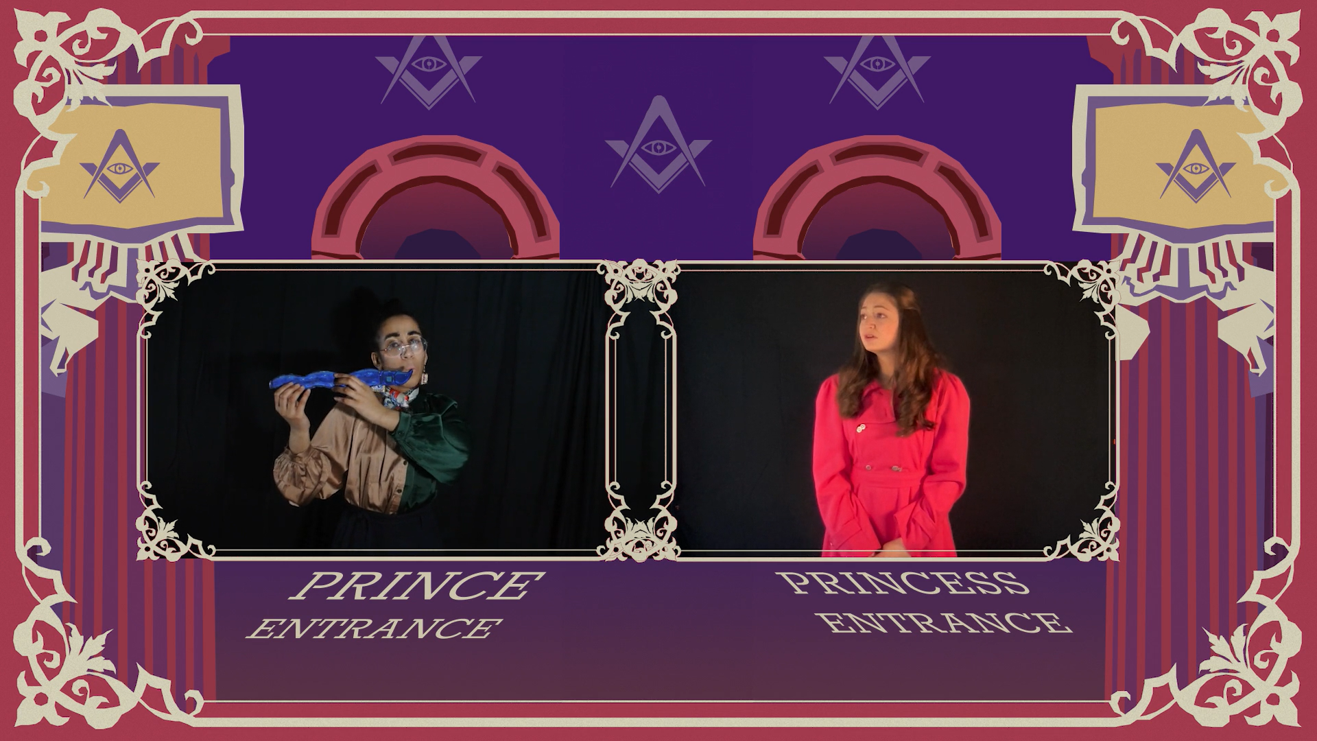 Prince Tamino and Pamina