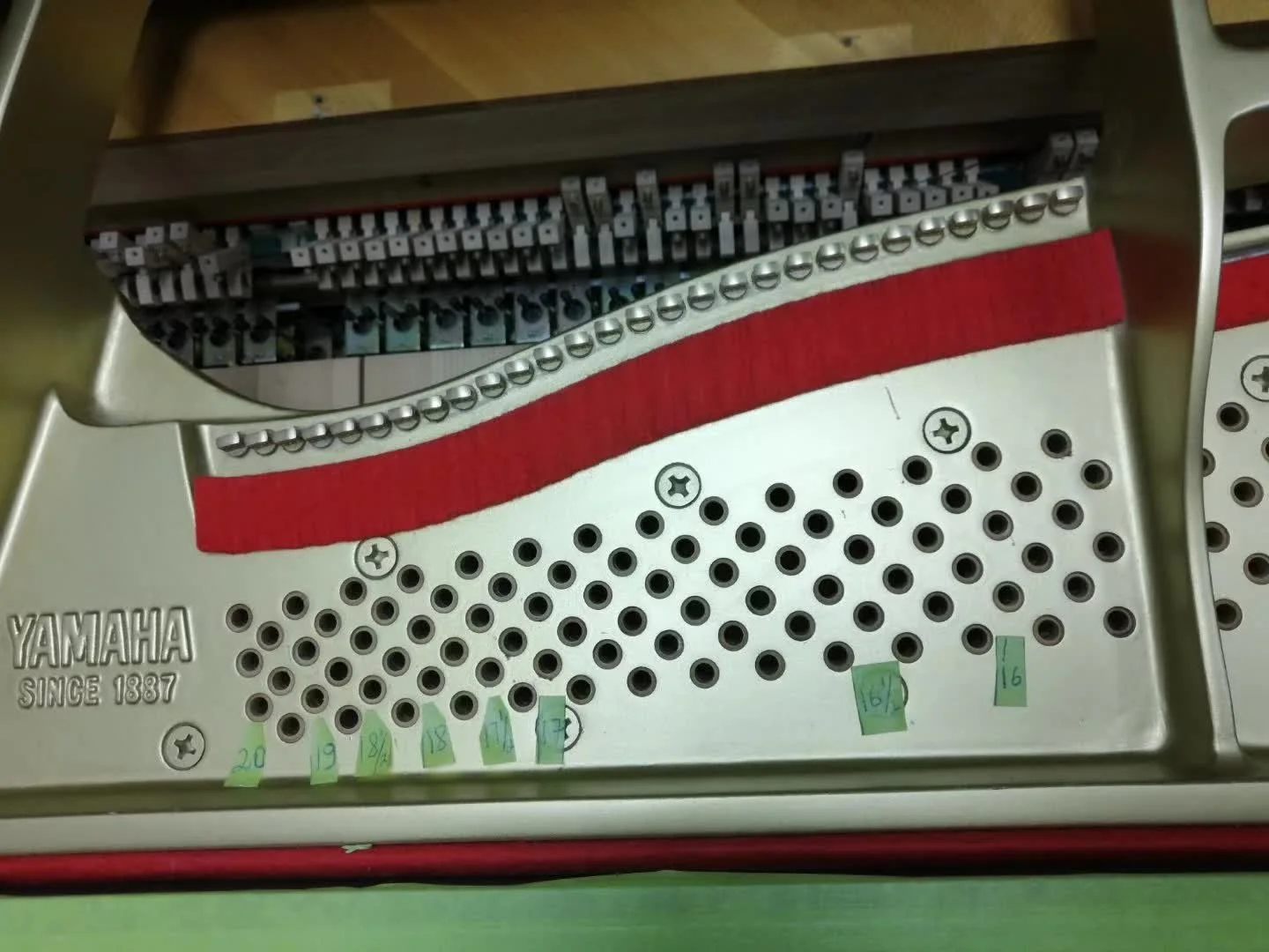 Yamaha GH1 Restringing