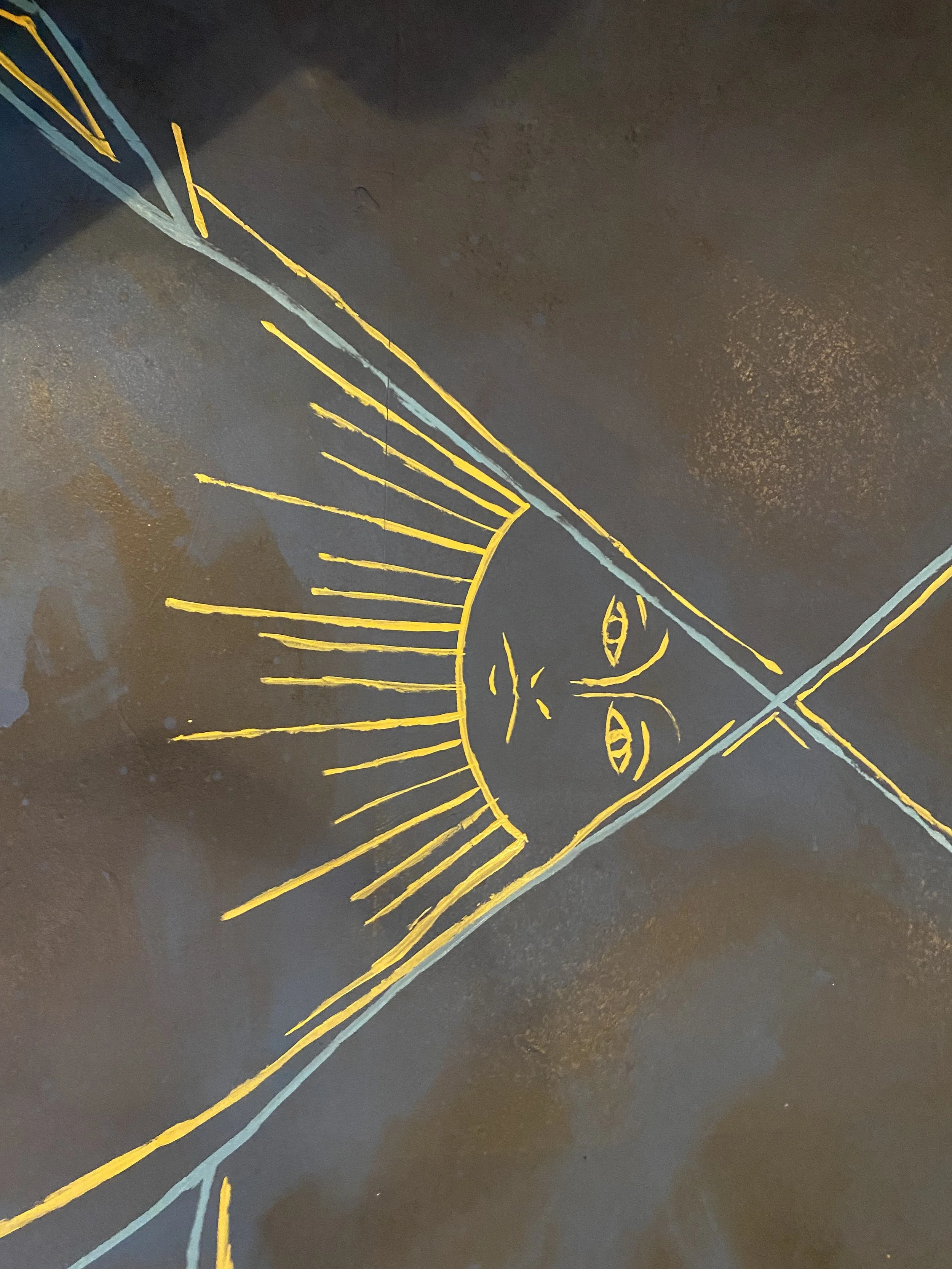 Floor Paint tarot detail
