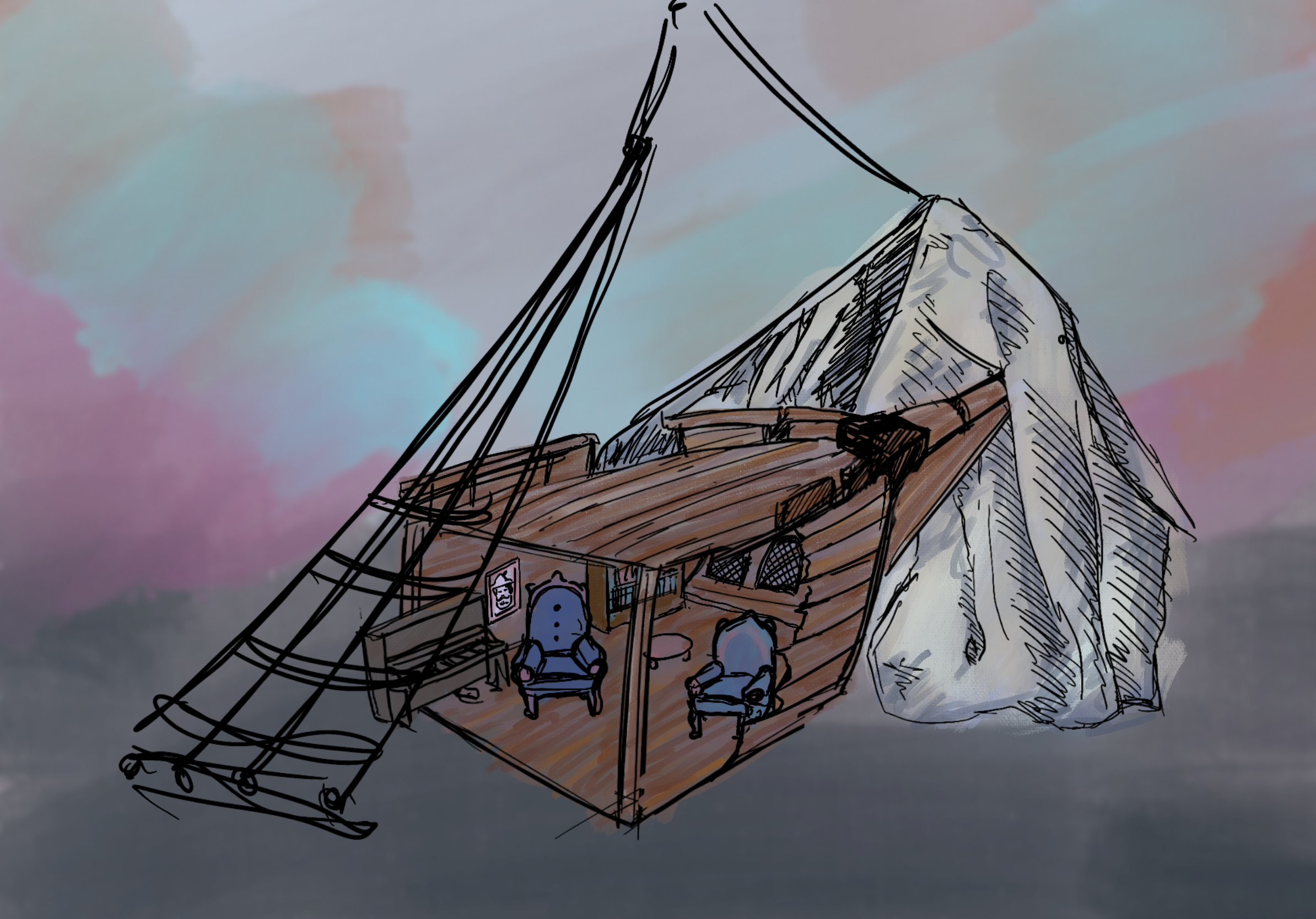Concept Sketch HMS Terror