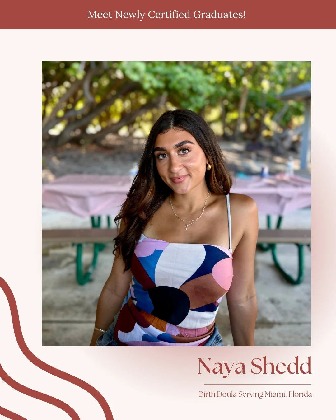 Introducing Naya Shedd, a newly certified Birth Doula now supporting families in Miami, Florida! π
Naya brings strength, calm, and heartfelt support to birthing spaces. Her presence is a beautiful blend of warmth and empowerment—guiding famil