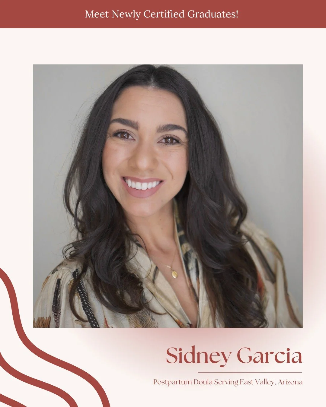 Meet Sidney Garcia, our newly certified Postpartum Doula proudly serving families in East Valley, Arizona! @everwelldoula 

Sidney brings warmth, steadiness, and heartfelt support to families navigating the tender postpartum season. With her evidence