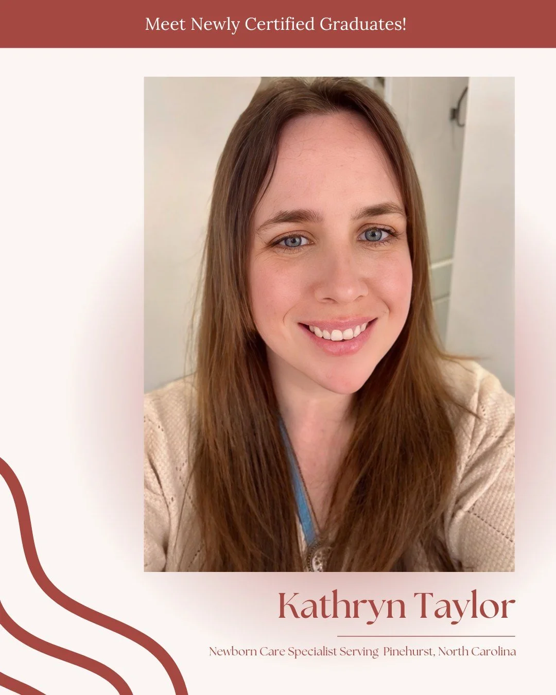 Those first nights home can feel long. The questions can feel endless. The love? Overwhelming.

We&rsquo;re so pleased to celebrate Kathryn Taylor, now a certified Newborn Care Specialist serving families in Pinehurst, North Carolina. Kathryn offers 