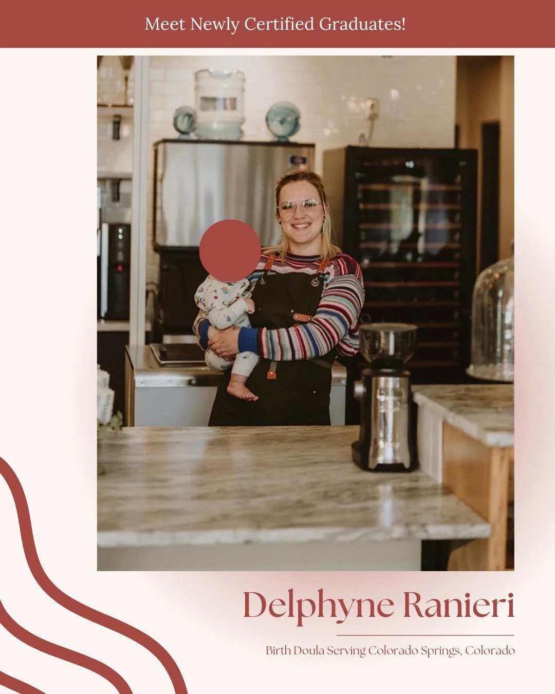 Support doesn&rsquo;t always look loud &mdash; sometimes it looks steady, calm, and quietly present.

We&rsquo;re proud to celebrate Delphyne Ranieri, now a certified Birth Doula serving families in Colorado Springs, Colorado. Delphyne brings a nurtu
