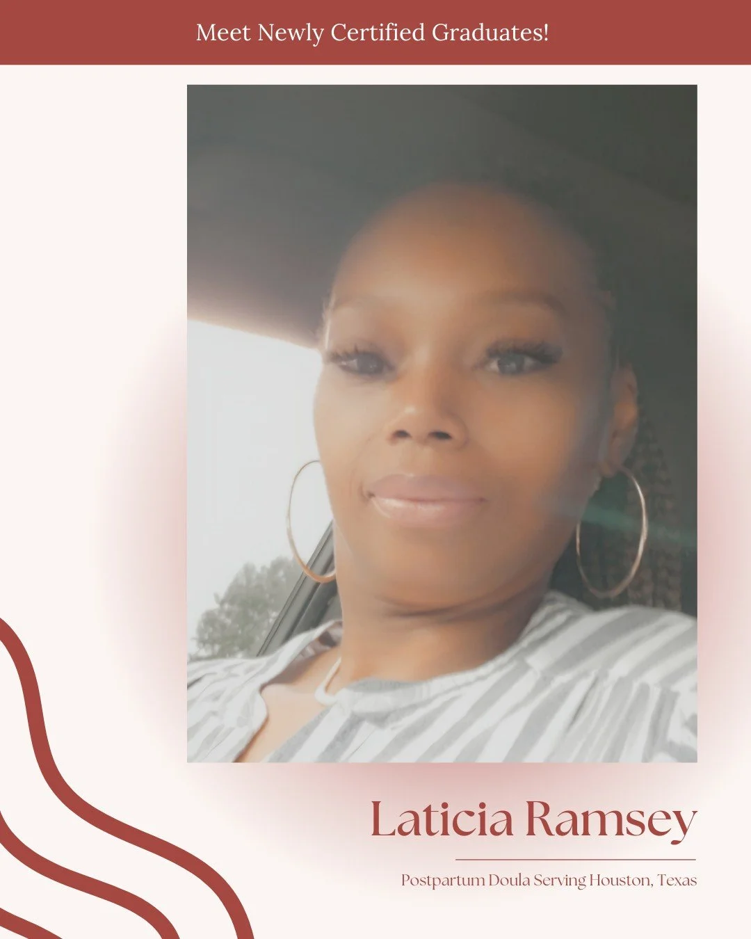 We&rsquo;re so excited to celebrate Laticia Ramsey, now a certified Postpartum Doula serving families in Houston, Texas. Laticia is stepping into this work ready to support parents through recovery, adjustment, and all the real moments in between. @t